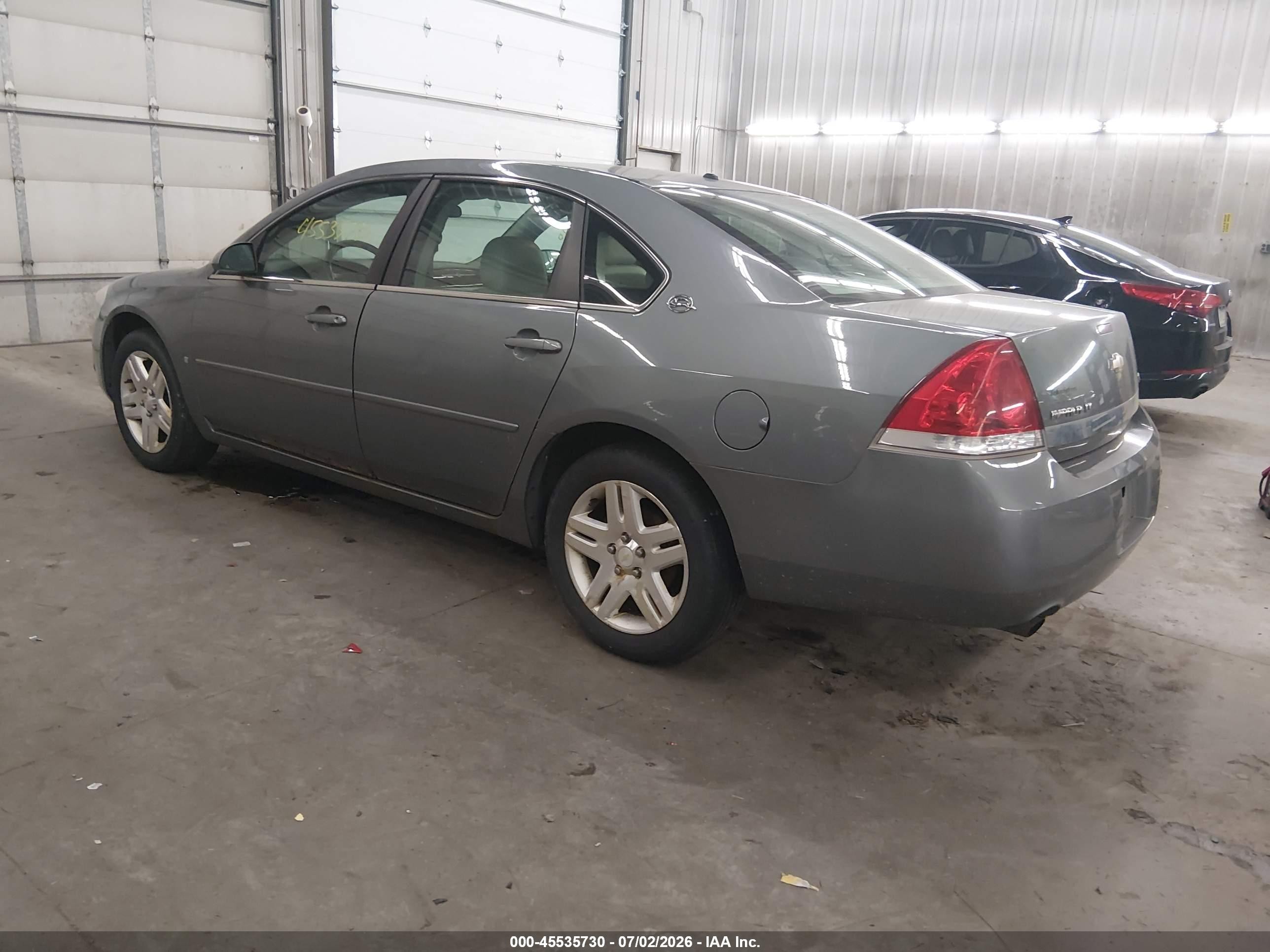 2008 Chevrolet Impala Lt Gray vin: 2G1WC583781221472