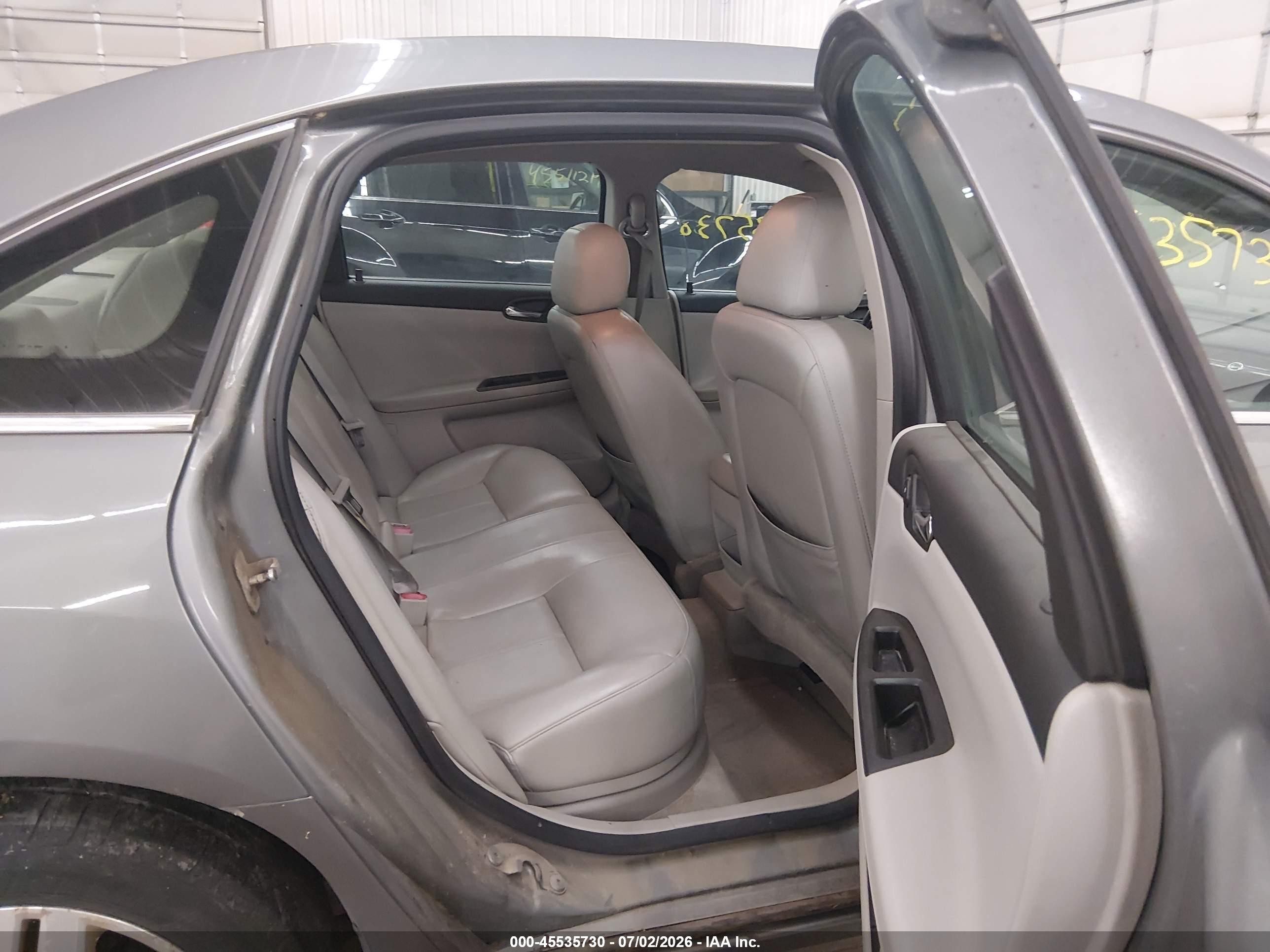 2008 Chevrolet Impala Lt Gray vin: 2G1WC583781221472