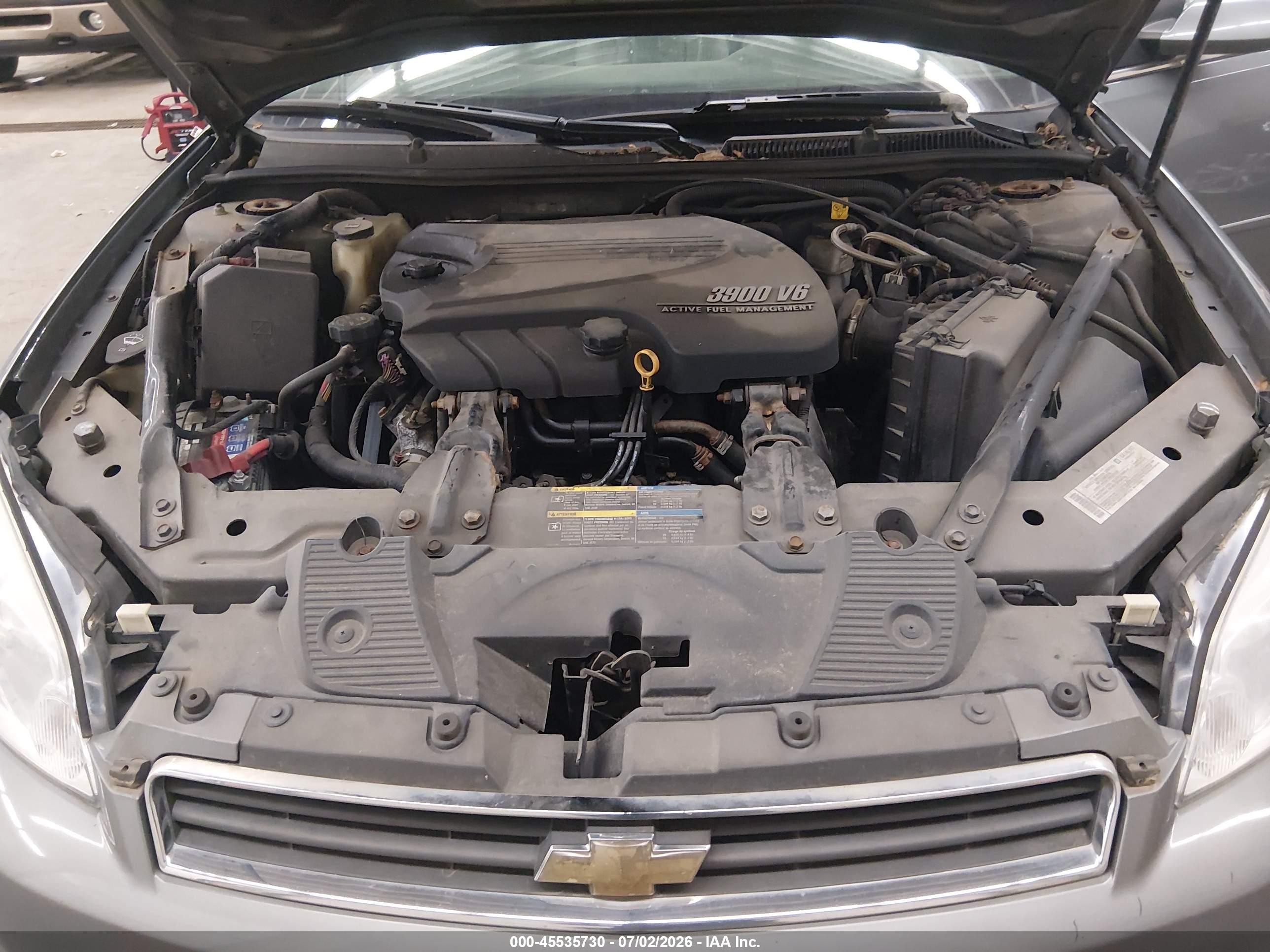 2008 Chevrolet Impala Lt Gray vin: 2G1WC583781221472