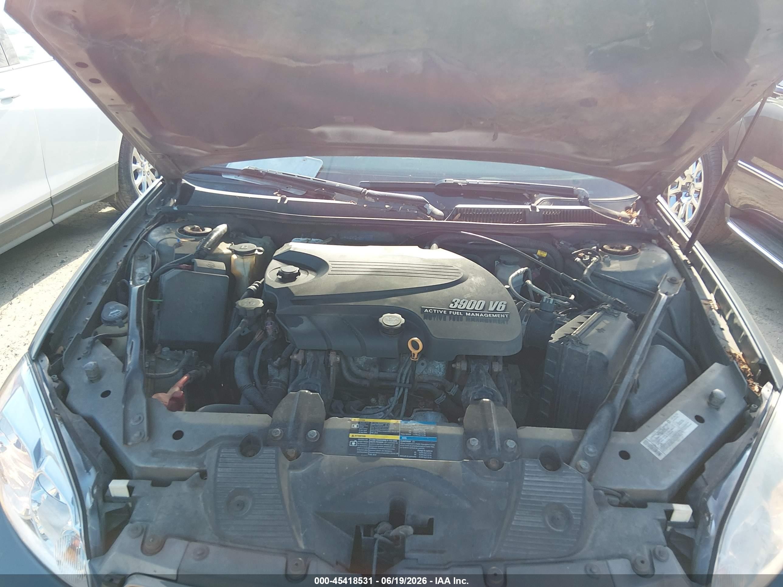 2008 Chevrolet Impala Lt Серый vin: 2G1WC583781229636