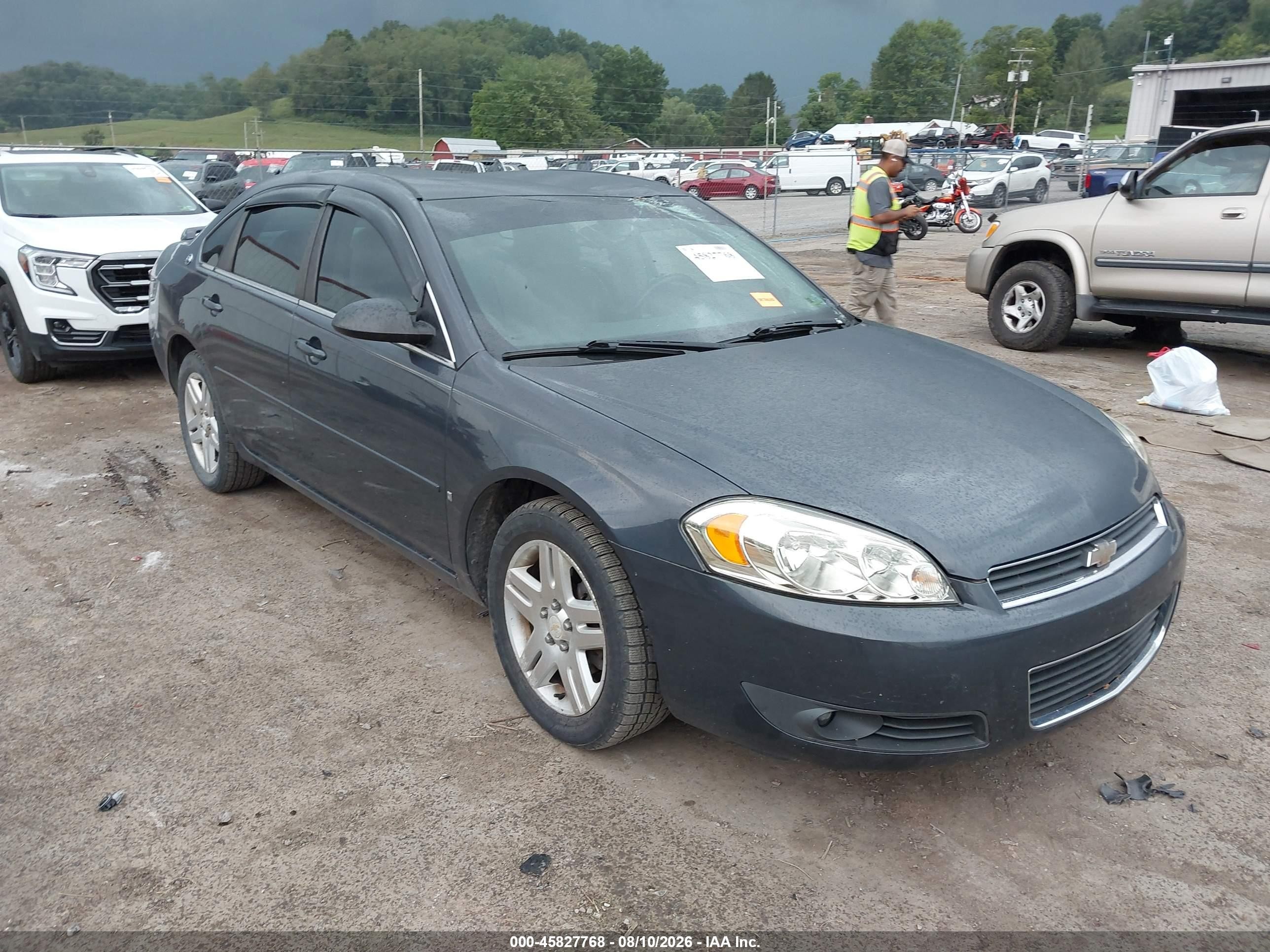 2008 Chevrolet Impala Lt Blue vin: 2G1WC583789280698
