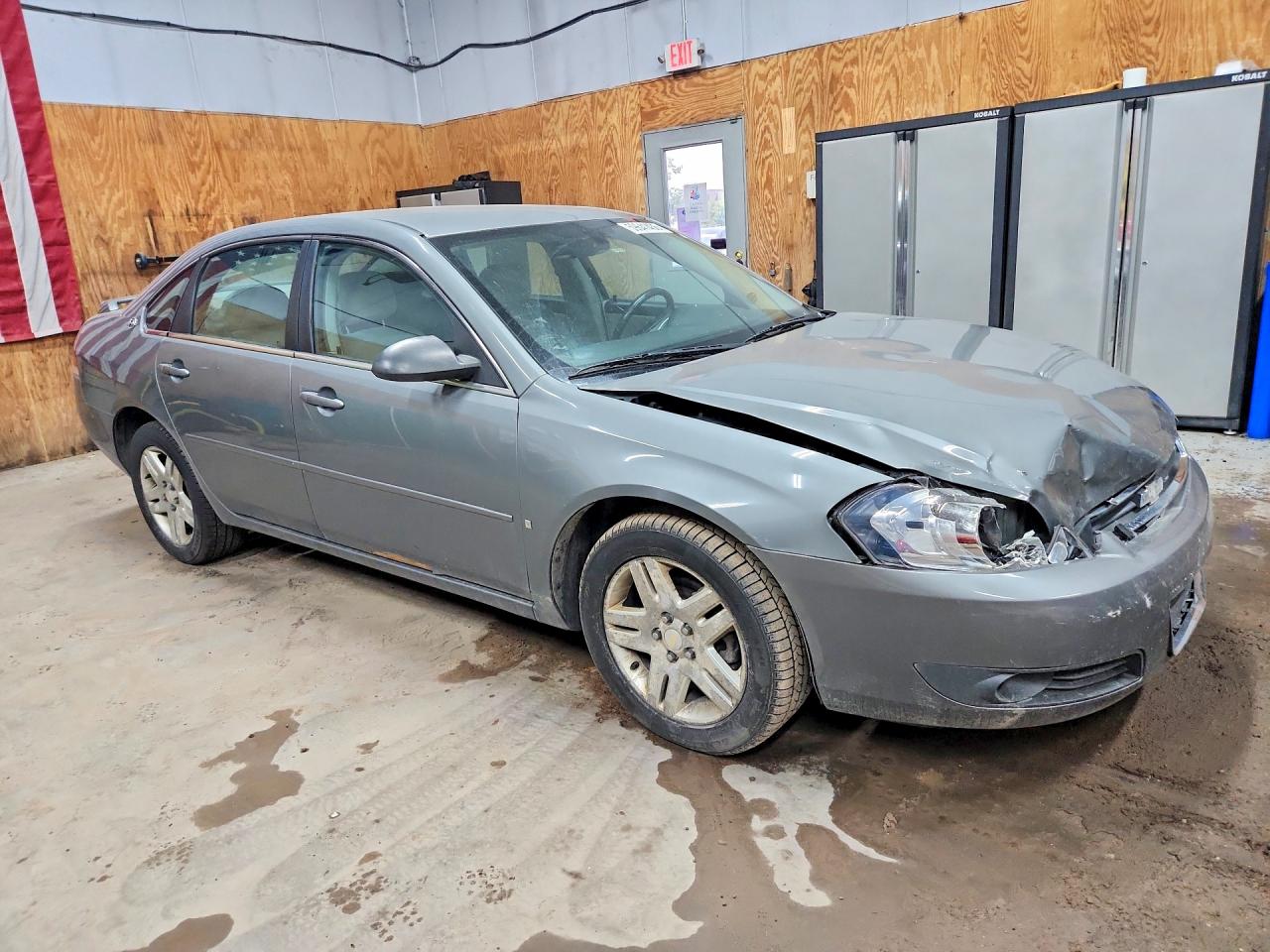 2008 Chevrolet Impala Lt Gray vin: 2G1WC583881205006