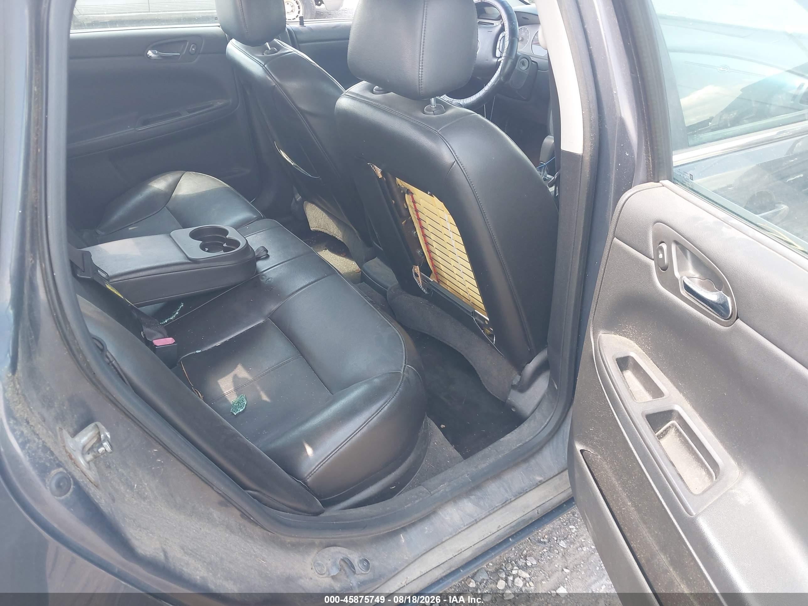 2008 Chevrolet Impala Lt Gray vin: 2G1WC583981314123
