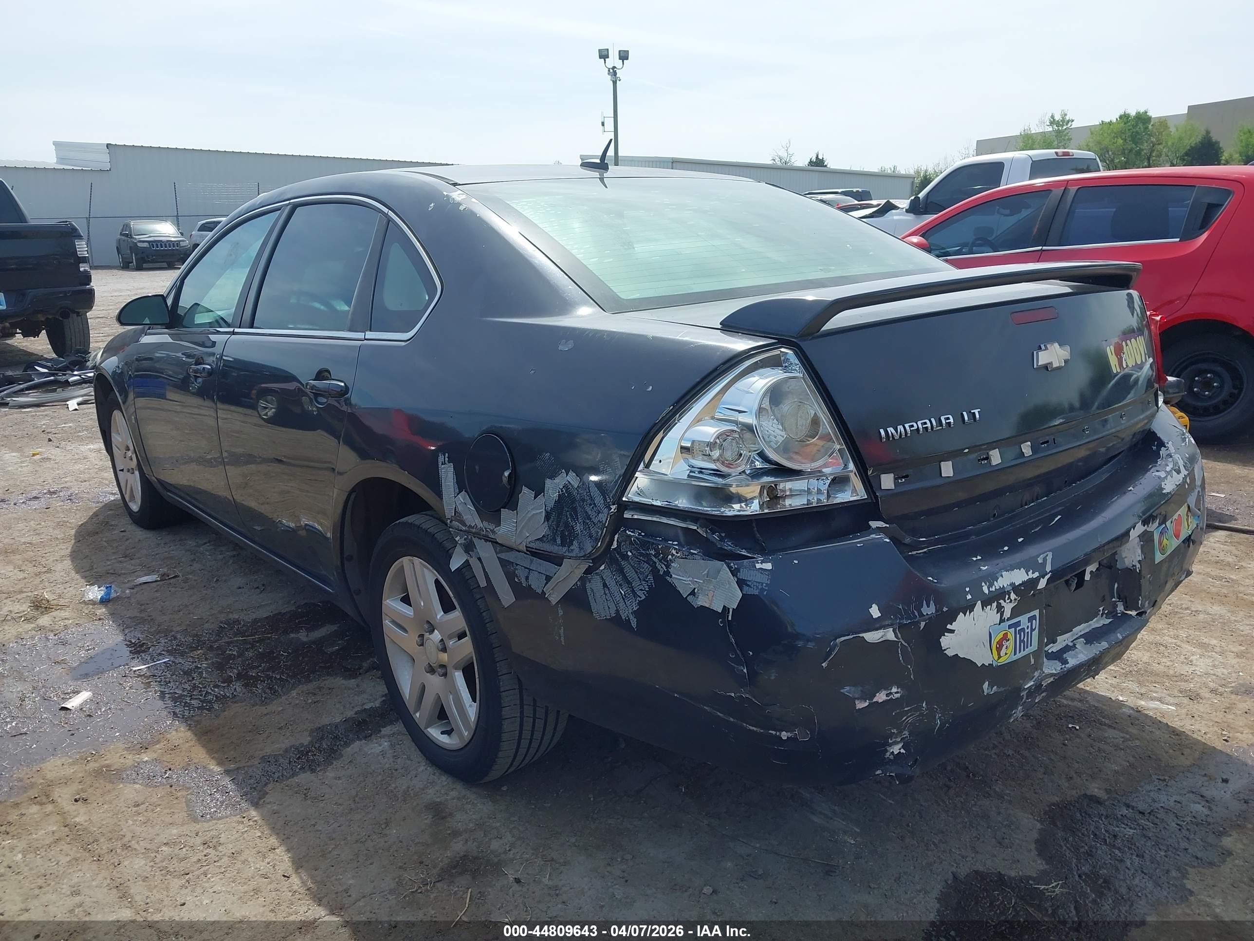 2008 Chevrolet Impala Lt Blue vin: 2G1WC583989202651