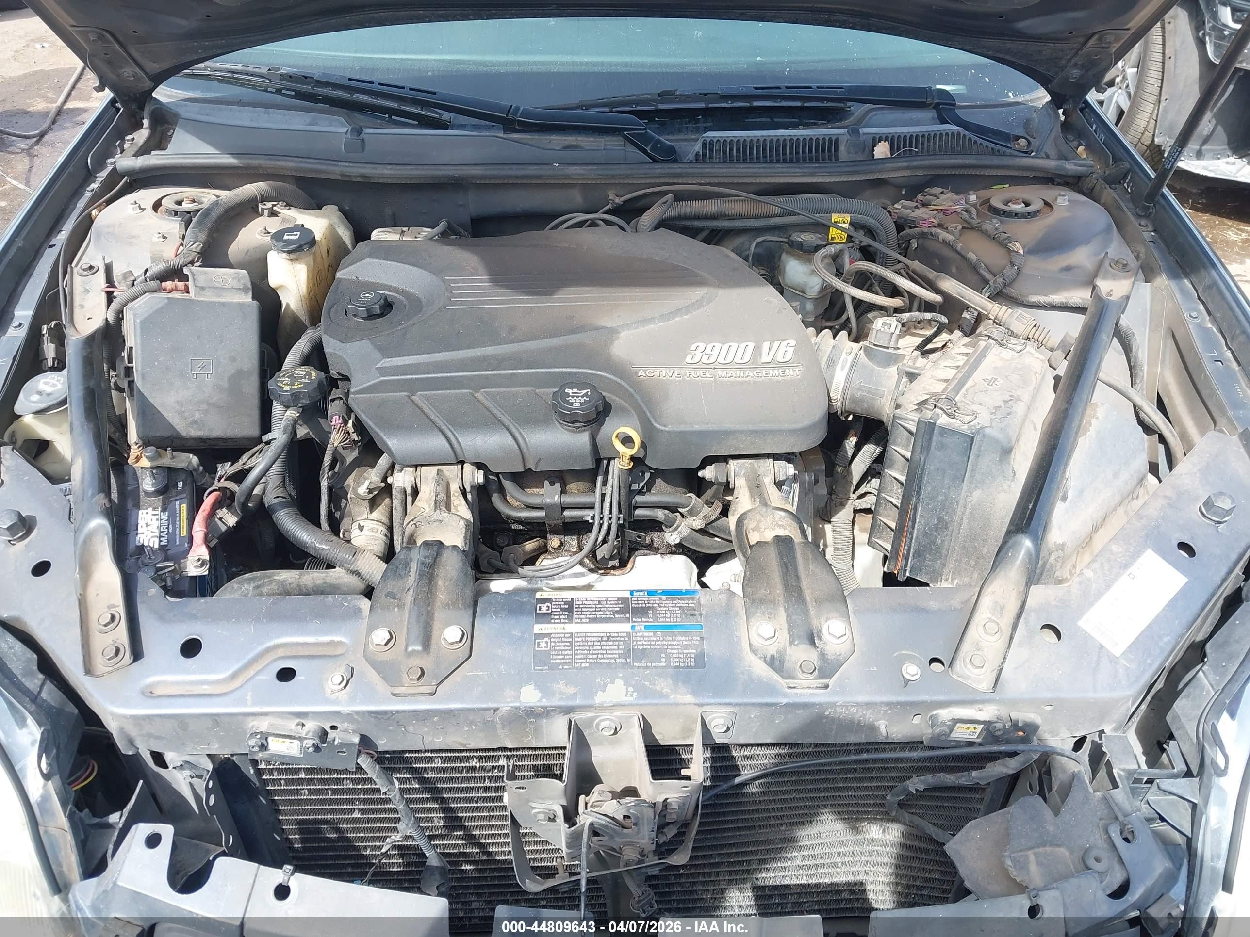 2008 Chevrolet Impala Lt Blue vin: 2G1WC583989202651