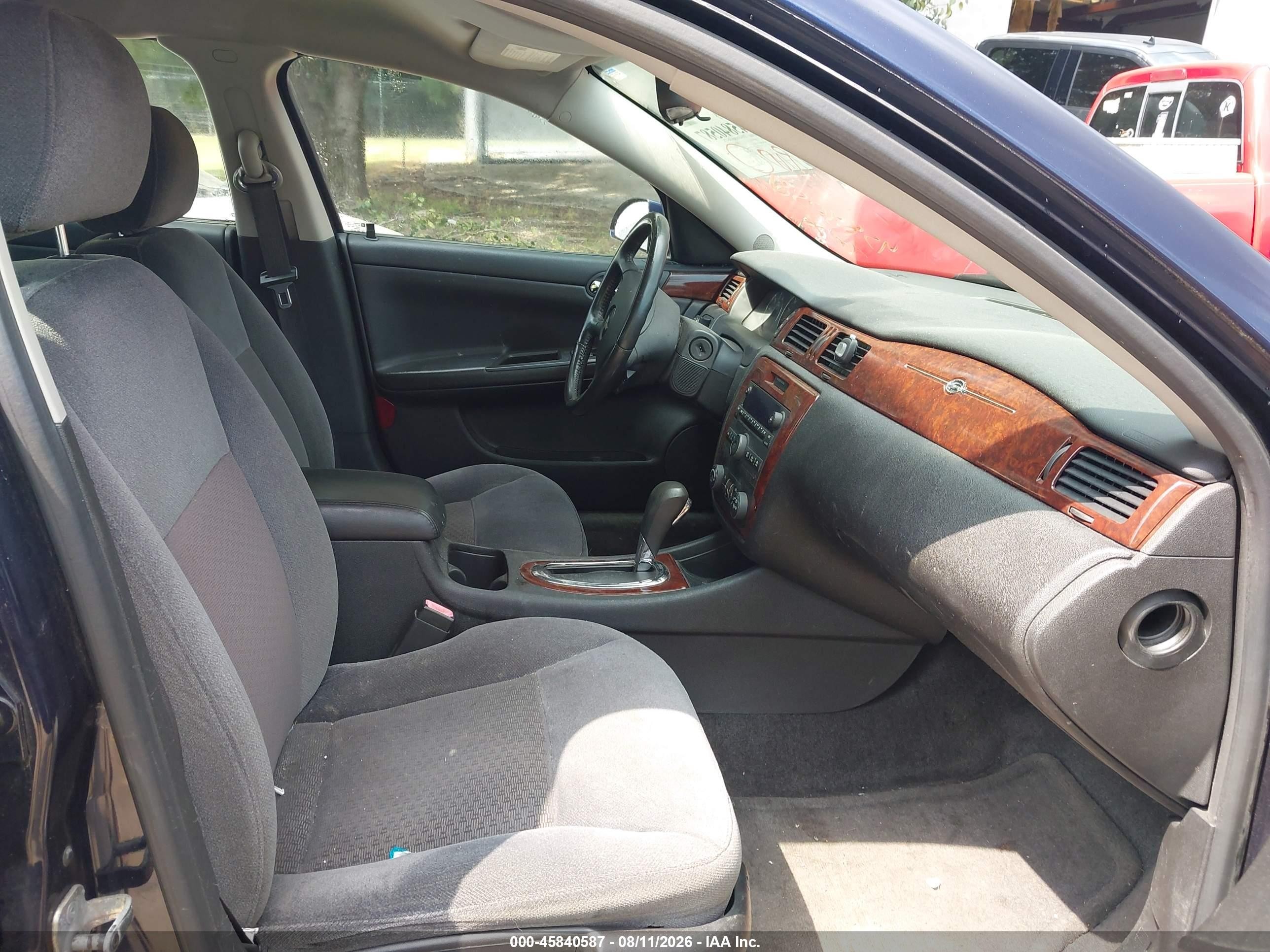 2008 Chevrolet Impala Lt Navy vin: 2G1WC583X81224026