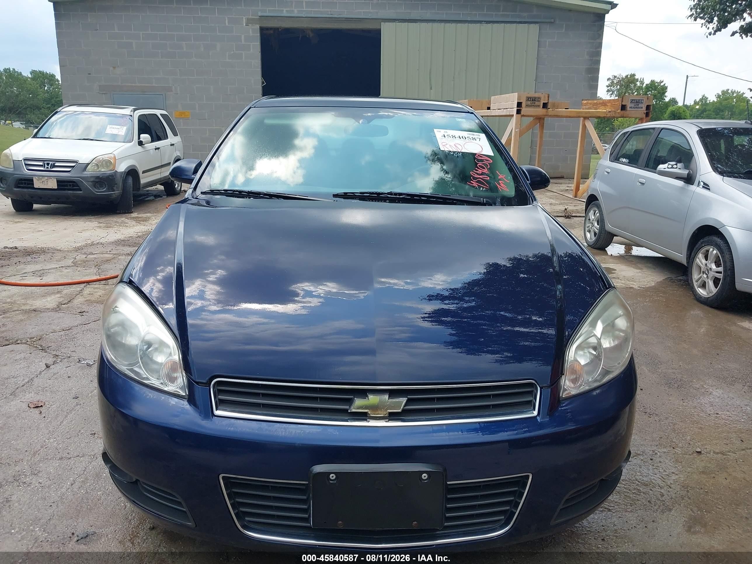 2008 Chevrolet Impala Lt Navy vin: 2G1WC583X81224026