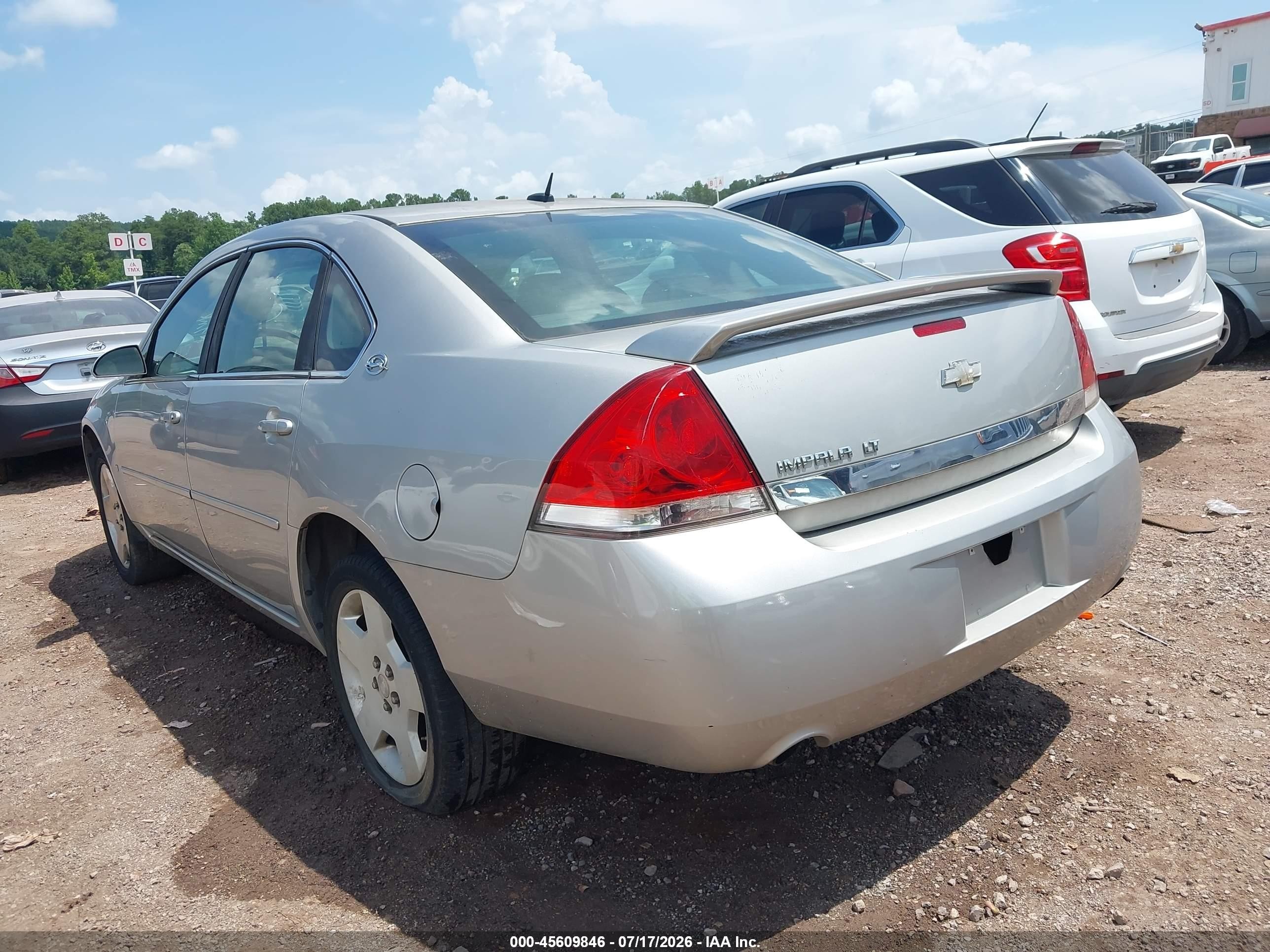2007 Chevrolet Impala Lt Silver vin: 2G1WC58R079248341