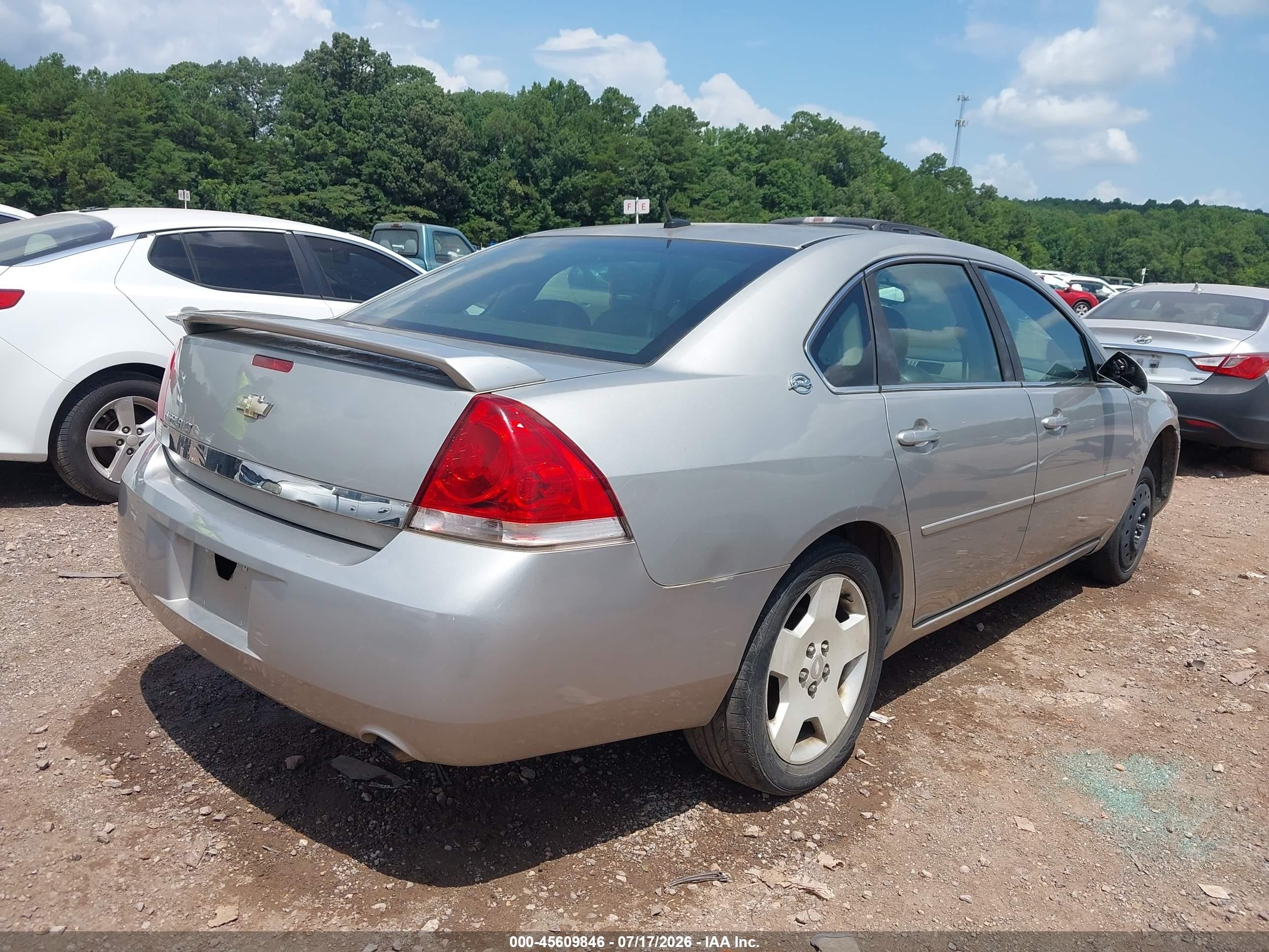 2007 Chevrolet Impala Lt Silver vin: 2G1WC58R079248341
