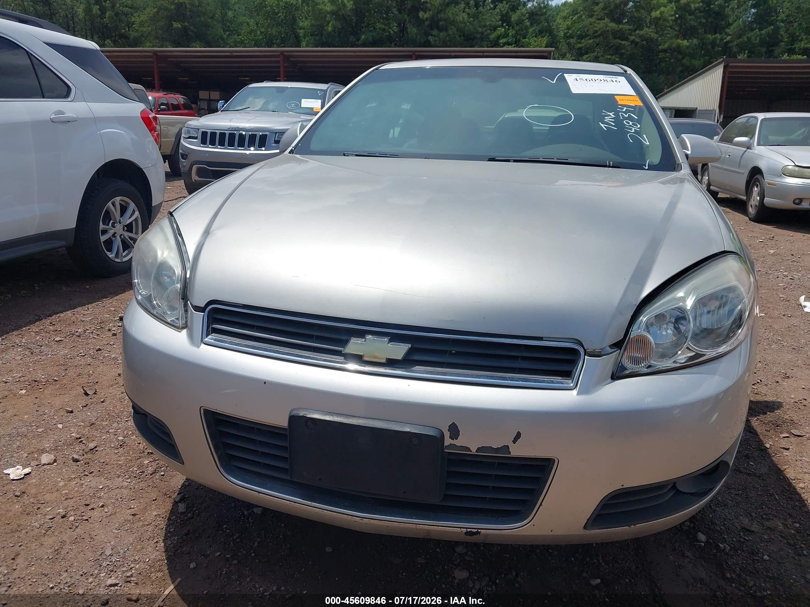 2007 Chevrolet Impala Lt Silver vin: 2G1WC58R079248341