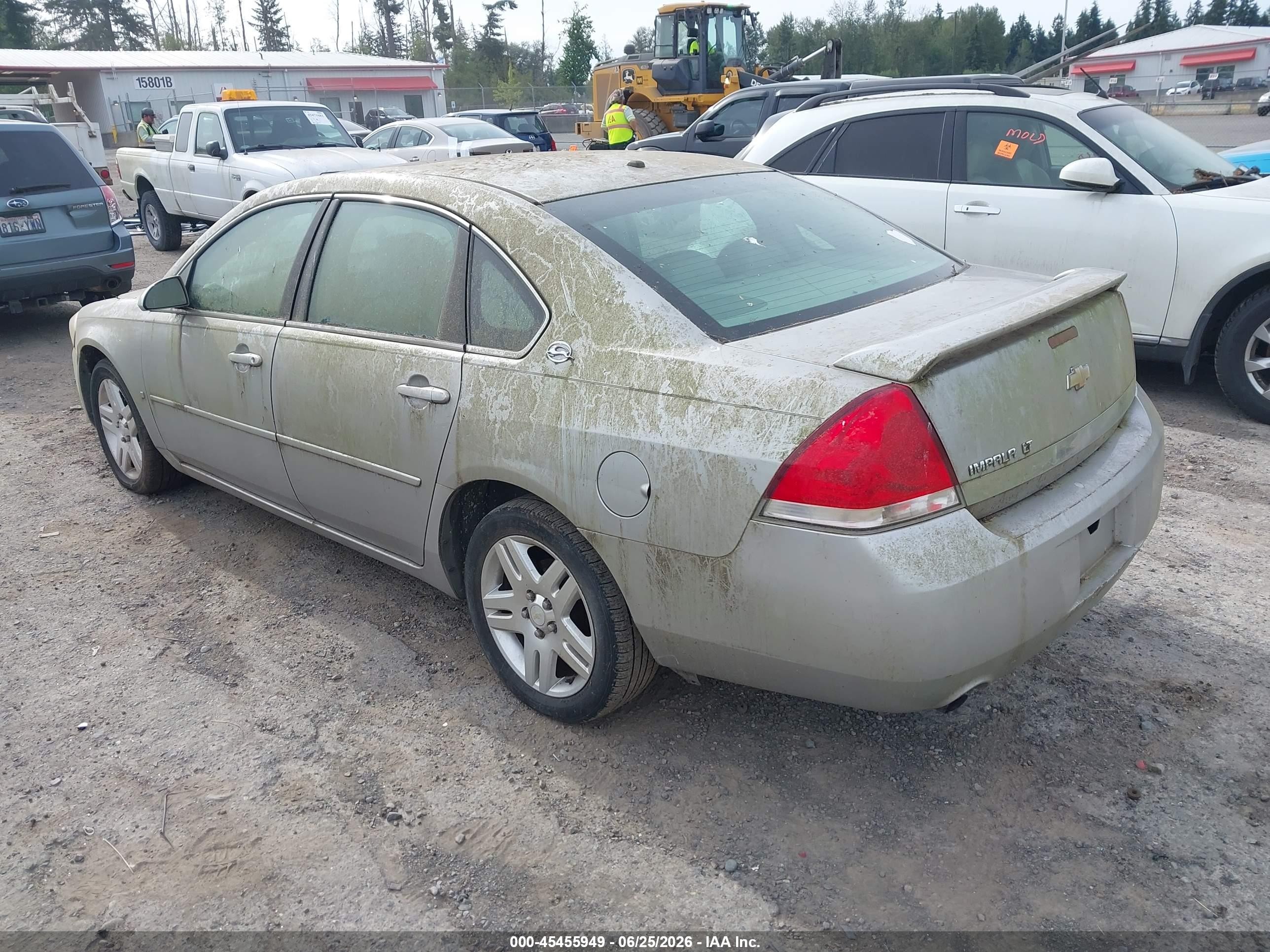 2007 Chevrolet Impala 3.9l Lt Silver vin: 2G1WC58R079273398