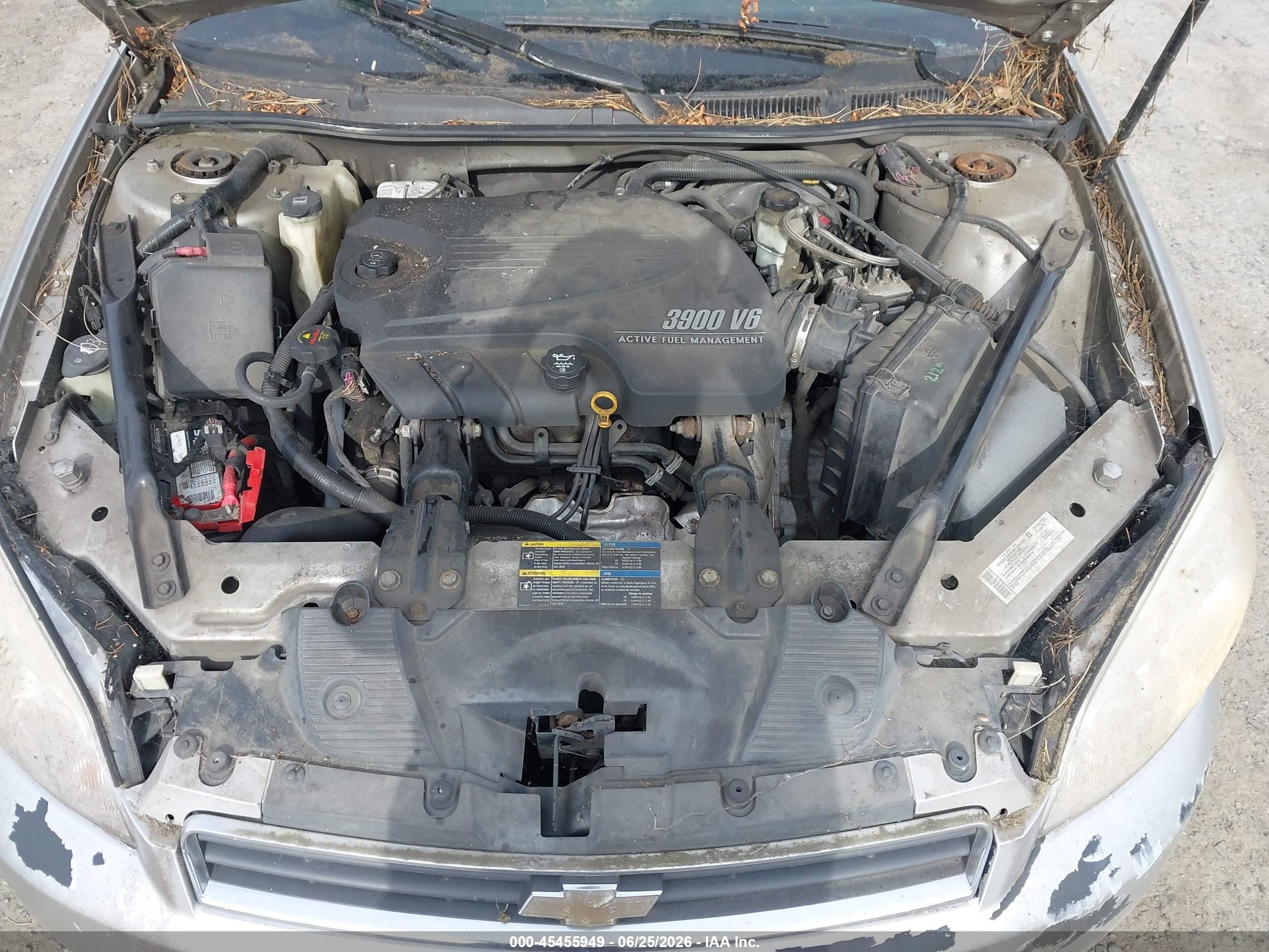 2007 Chevrolet Impala 3.9l Lt Silver vin: 2G1WC58R079273398