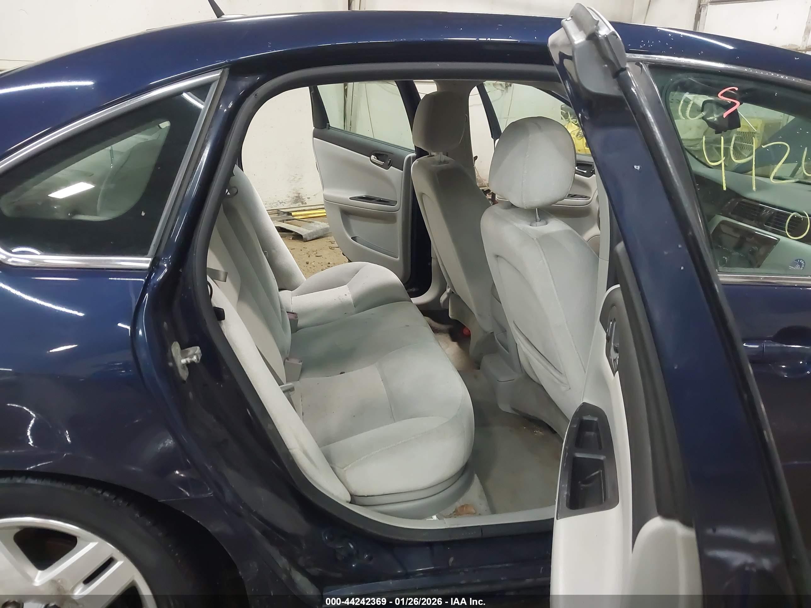 2007 Chevrolet Impala Lt Blue vin: 2G1WC58R279265612