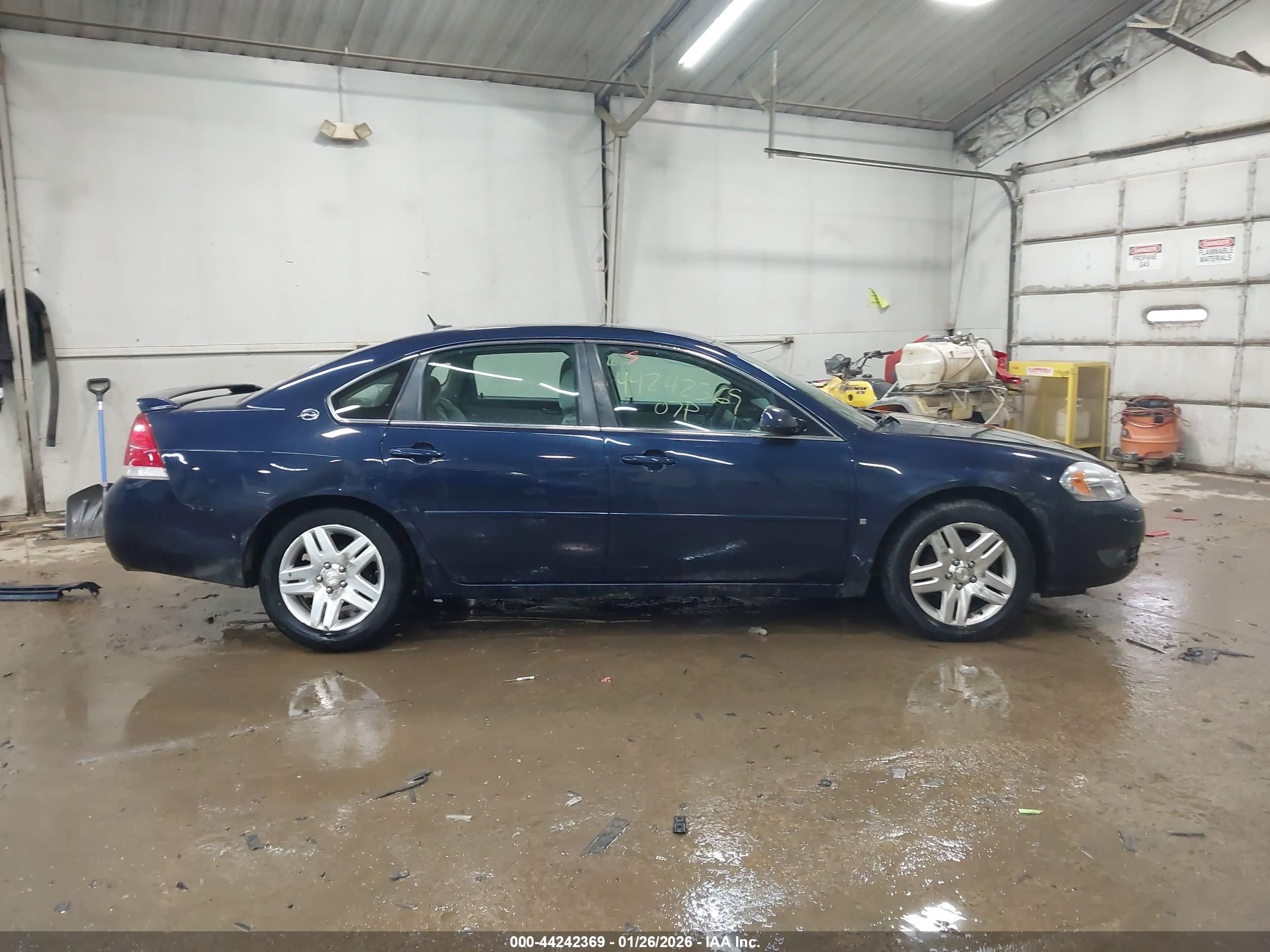 2007 Chevrolet Impala Lt Blue vin: 2G1WC58R279265612