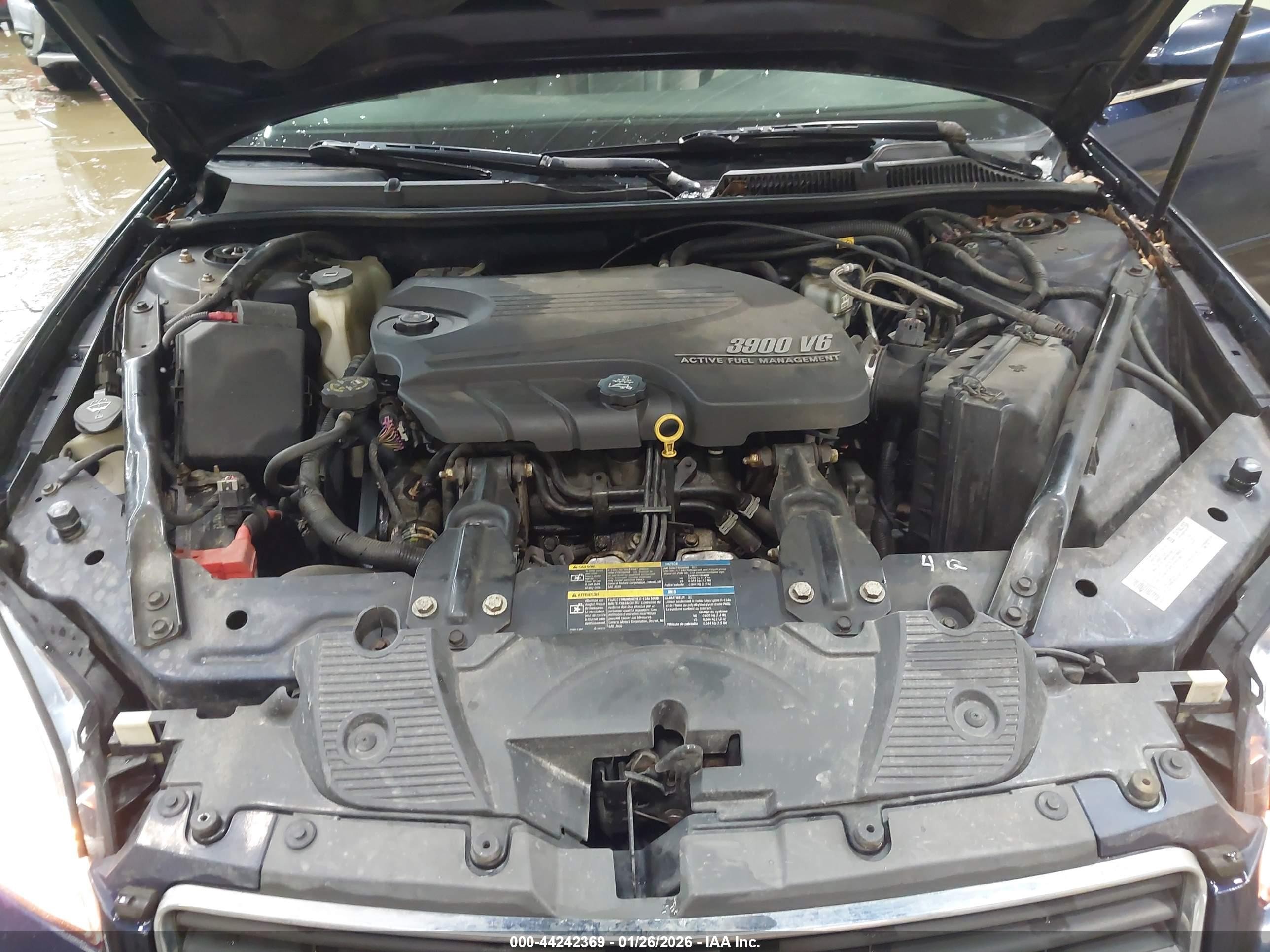 2007 Chevrolet Impala Lt Blue vin: 2G1WC58R279265612