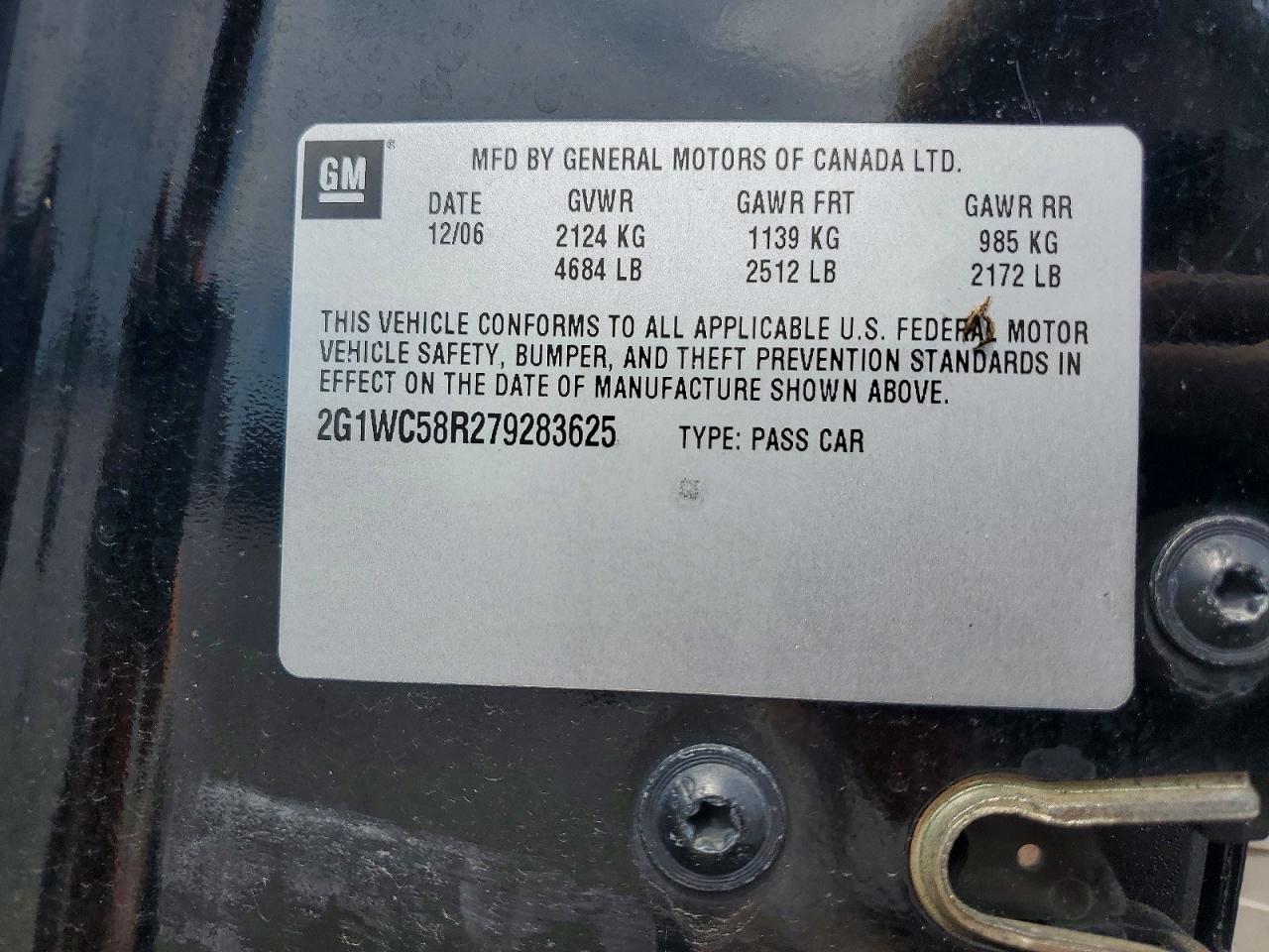 2007 Chevrolet Impala Lt Gray vin: 2G1WC58R279283625