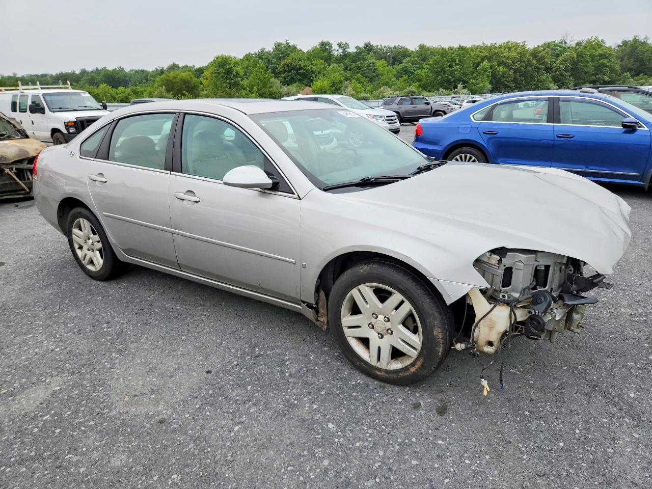 2007 Chevrolet Impala Lt Silver vin: 2G1WC58R379223000