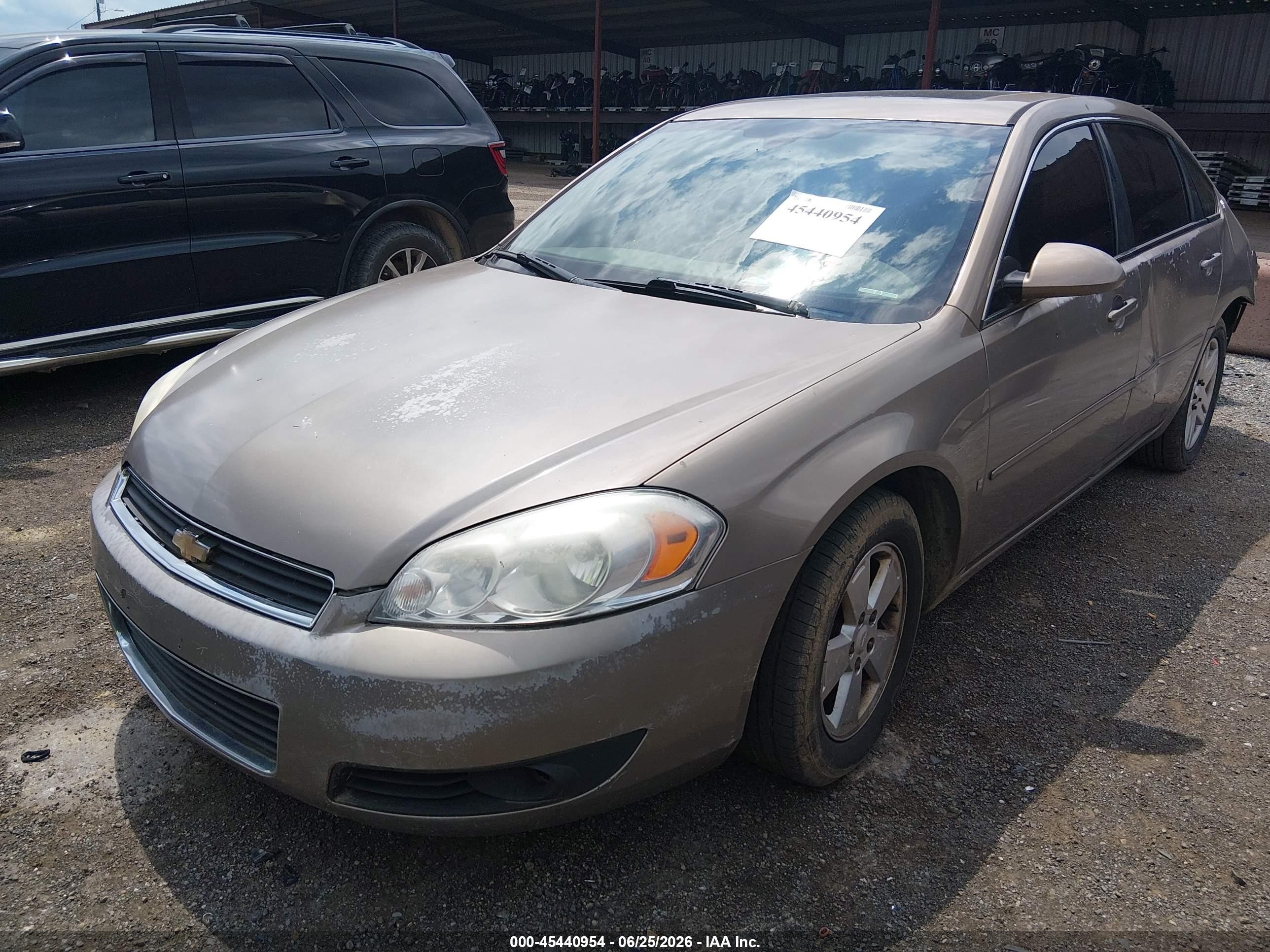 2007 Chevrolet Impala 3.9l Lt Brown vin: 2G1WC58R379237401