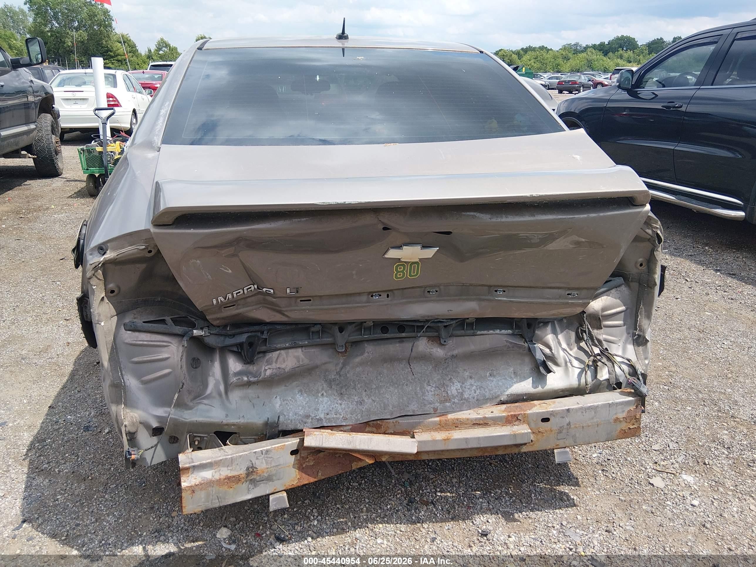 2007 Chevrolet Impala 3.9l Lt Brown vin: 2G1WC58R379237401