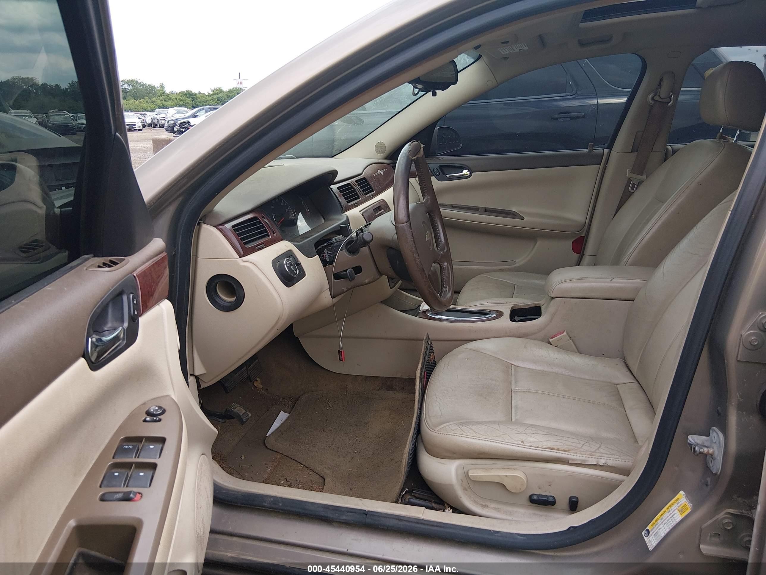 2007 Chevrolet Impala 3.9l Lt Brown vin: 2G1WC58R379237401