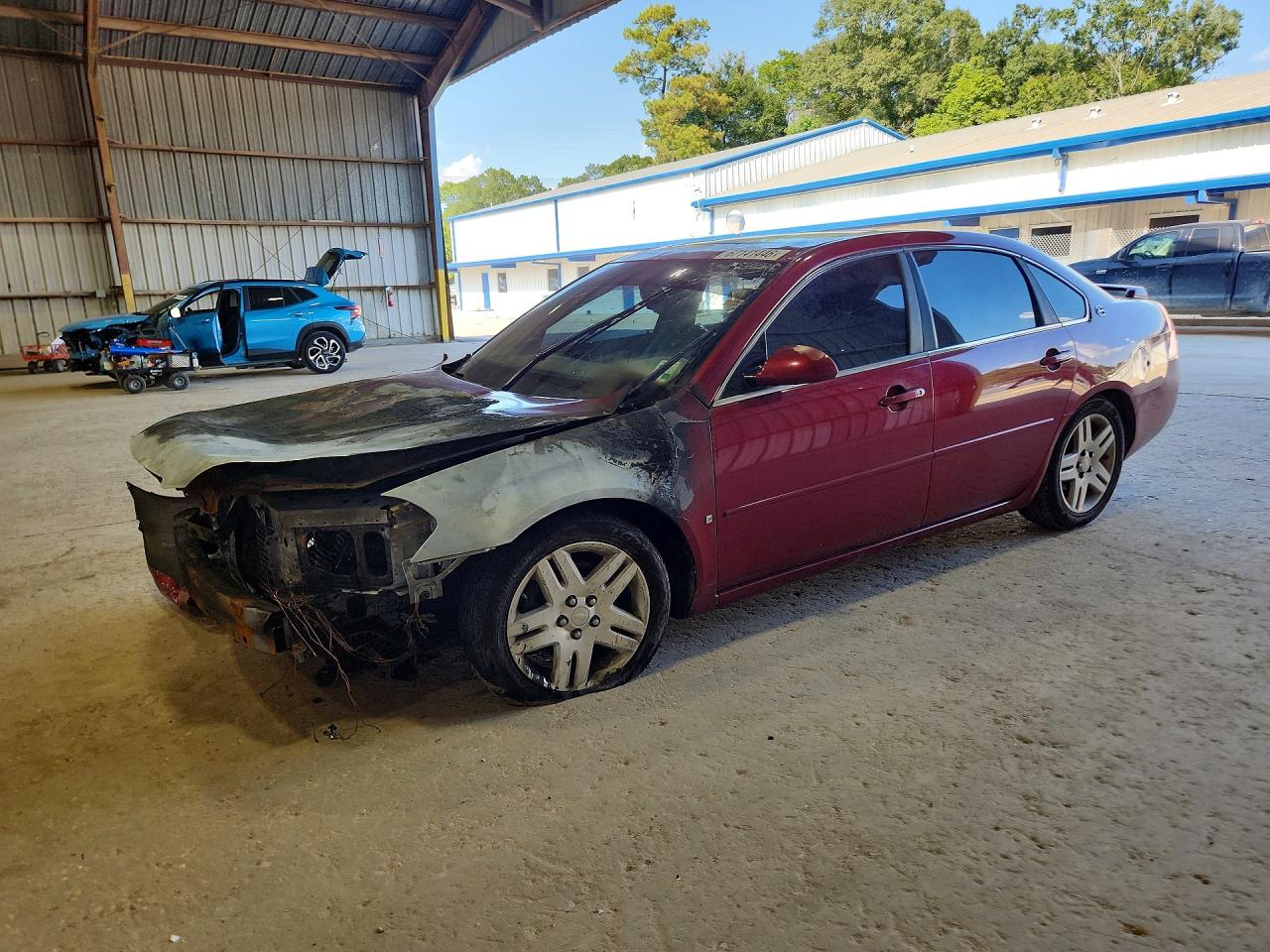 2007 Chevrolet Impala Lt Maroon vin: 2G1WC58R379238905