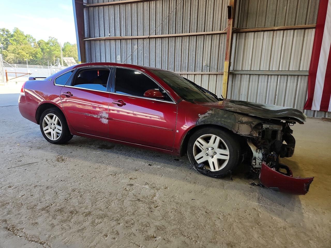 2007 Chevrolet Impala Lt Maroon vin: 2G1WC58R379238905
