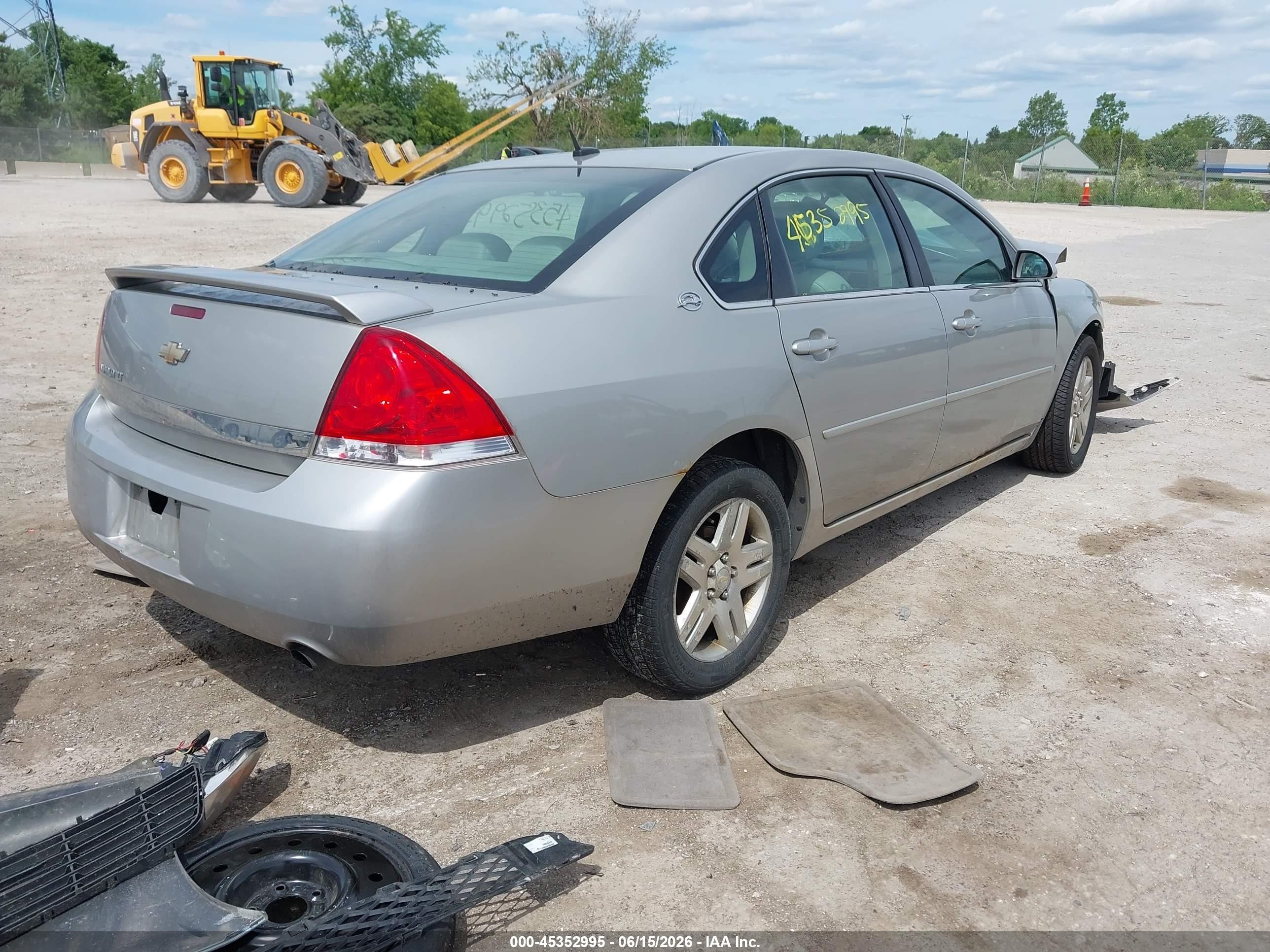 2007 Chevrolet Impala 3.9l Lt Silver vin: 2G1WC58R379240993