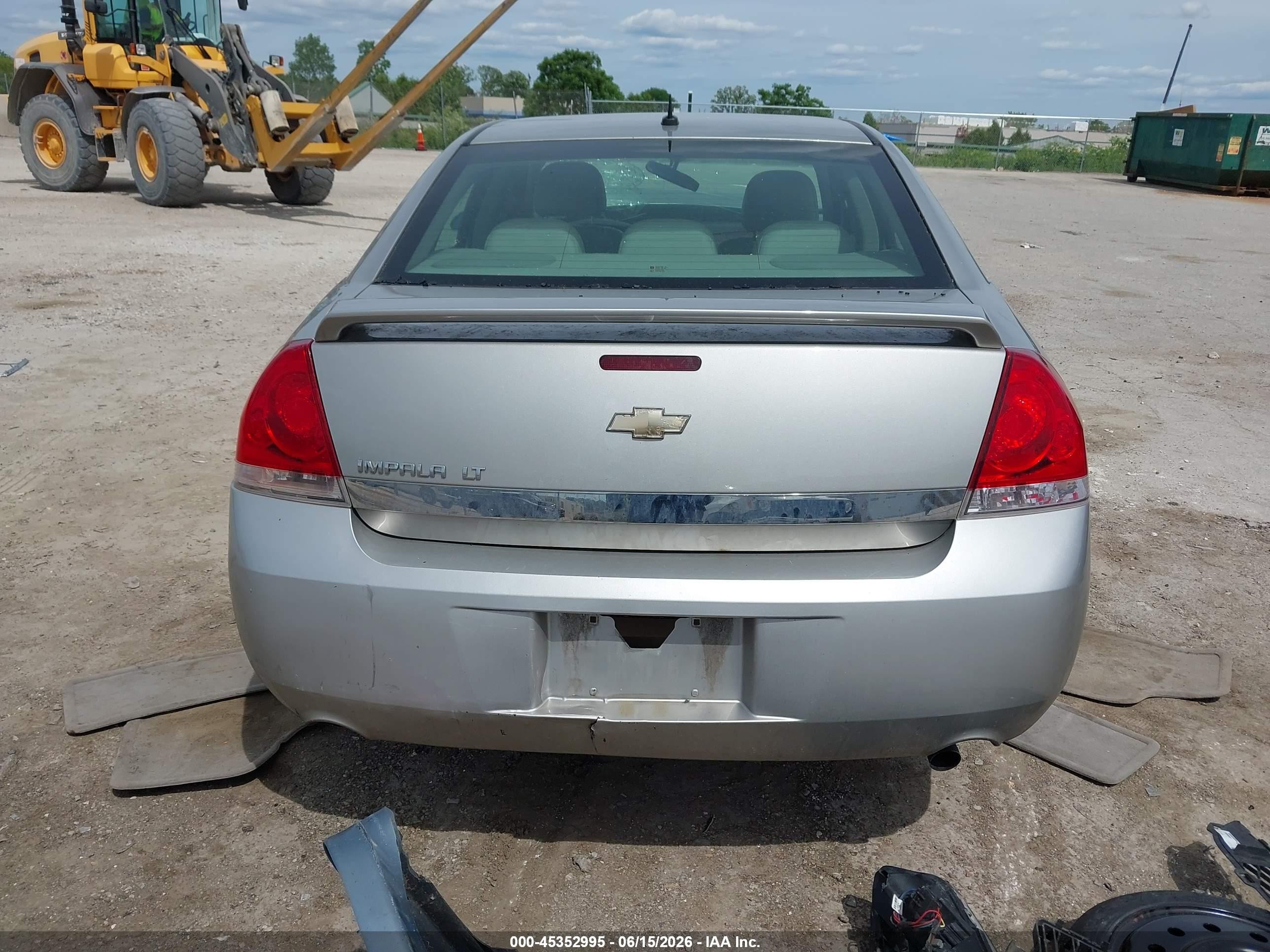 2007 Chevrolet Impala 3.9l Lt Silver vin: 2G1WC58R379240993