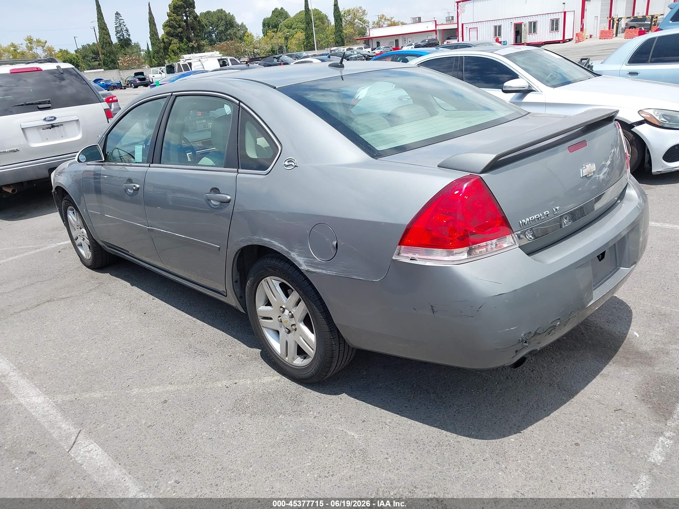 2007 Chevrolet Impala 3.9l Lt Silver vin: 2G1WC58R479186488