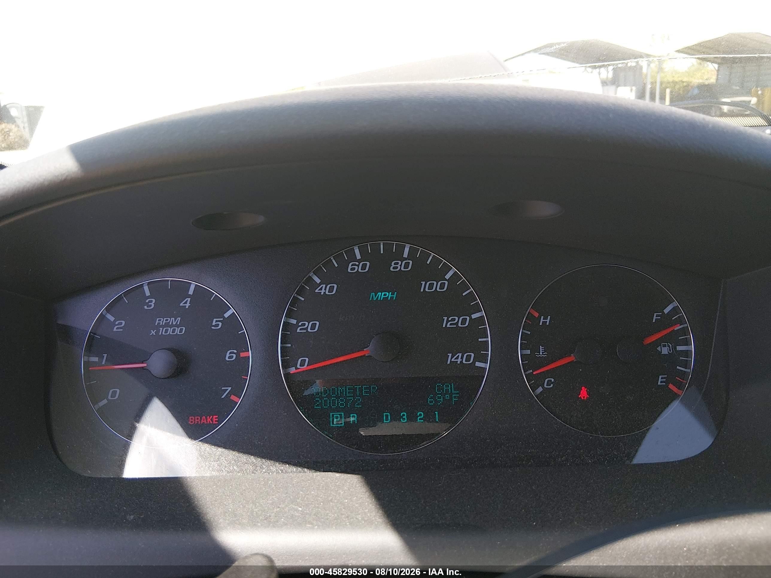 2007 Chevrolet Impala 3.9l Lt White vin: 2G1WC58R479312042