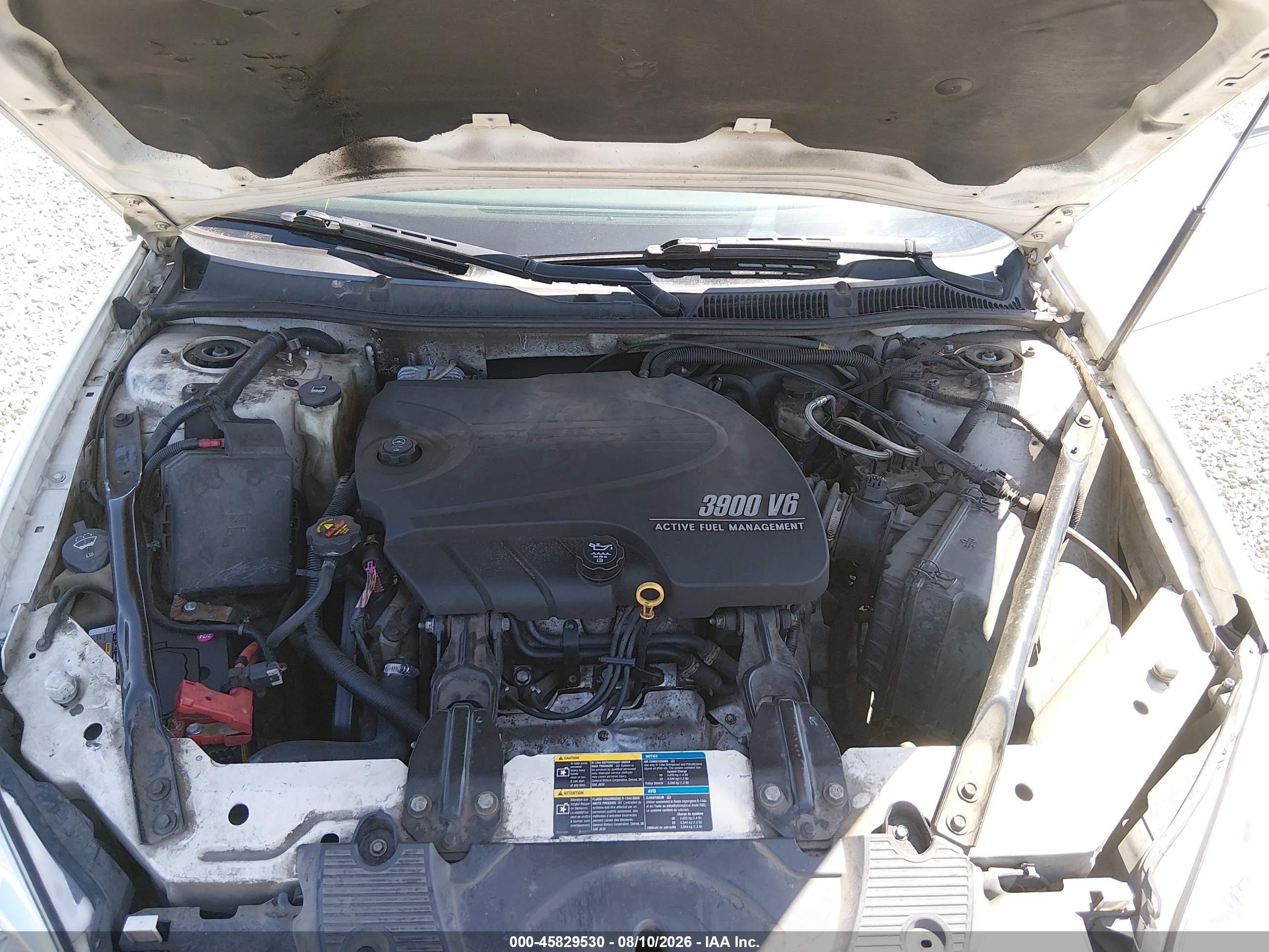 2007 Chevrolet Impala 3.9l Lt White vin: 2G1WC58R479312042