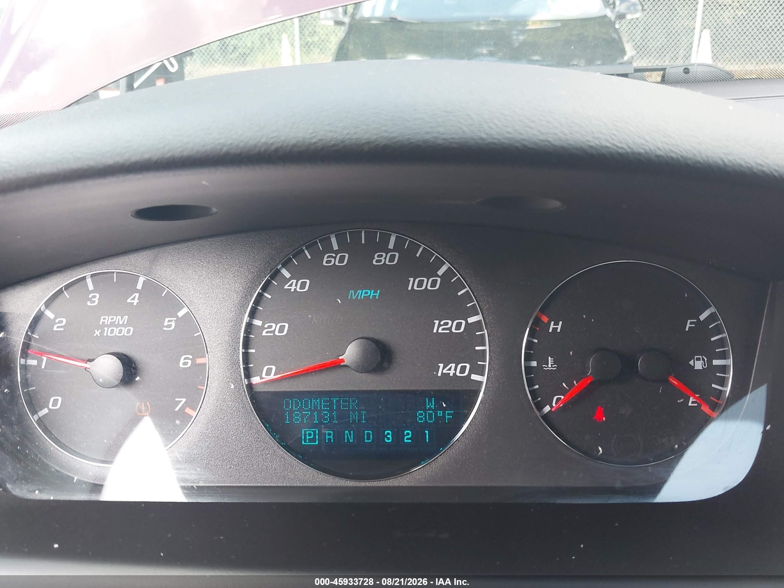 2007 Chevrolet Impala 3.9l Lt Red vin: 2G1WC58R479395827