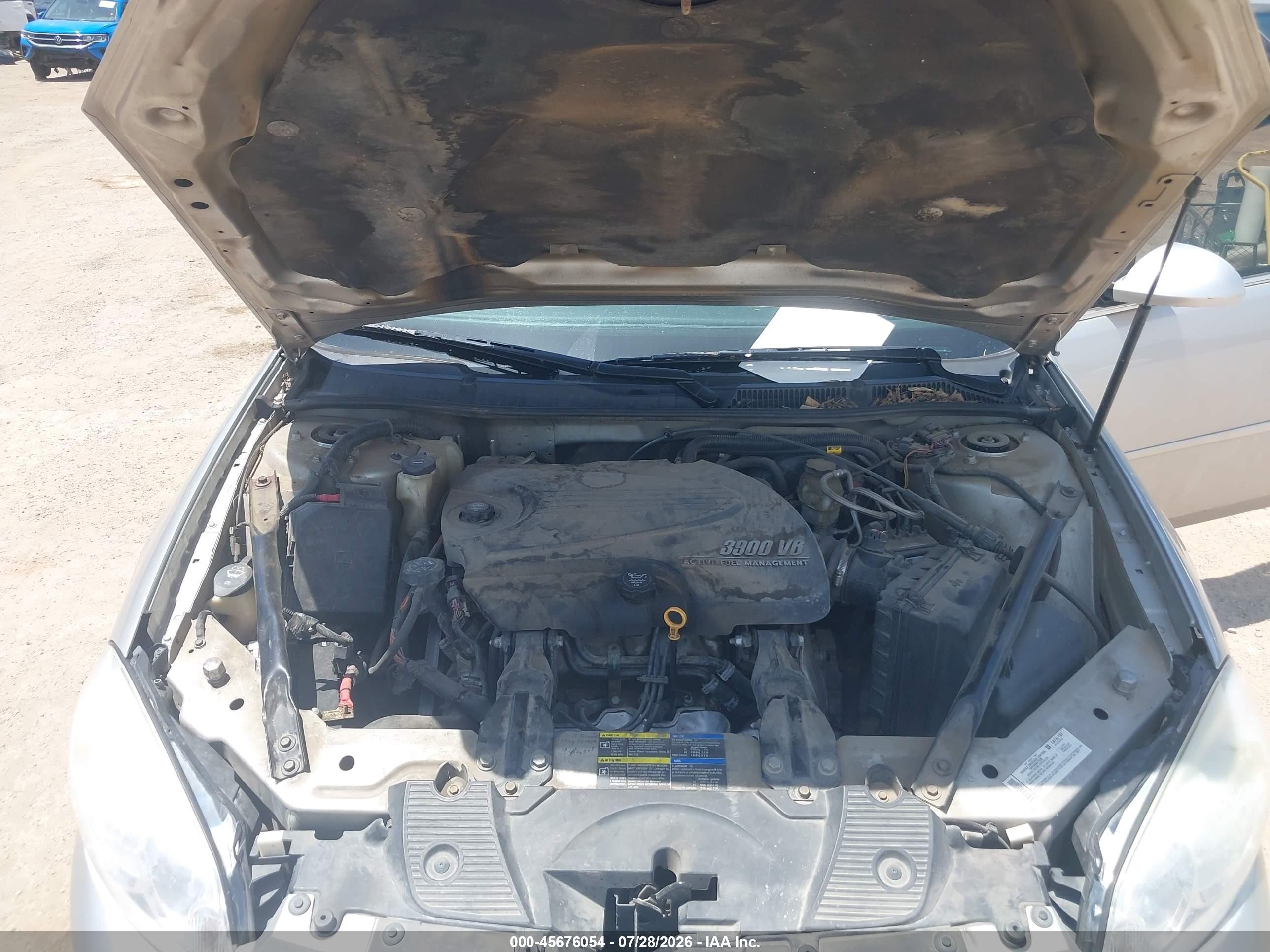 2007 Chevrolet Impala 3.9l Lt Silver vin: 2G1WC58R579219630