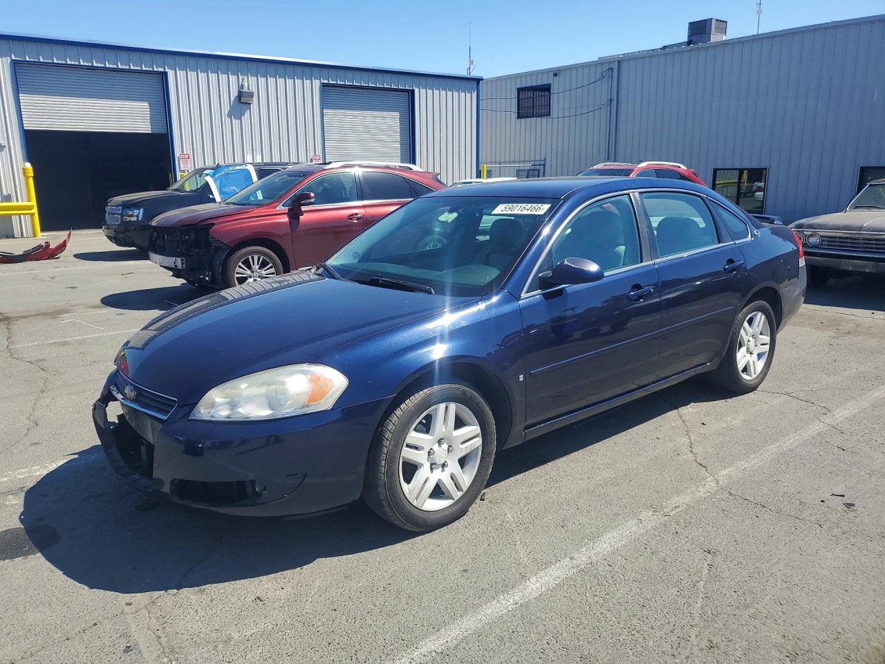2007 Chevrolet Impala Lt Blue vin: 2G1WC58R579255706
