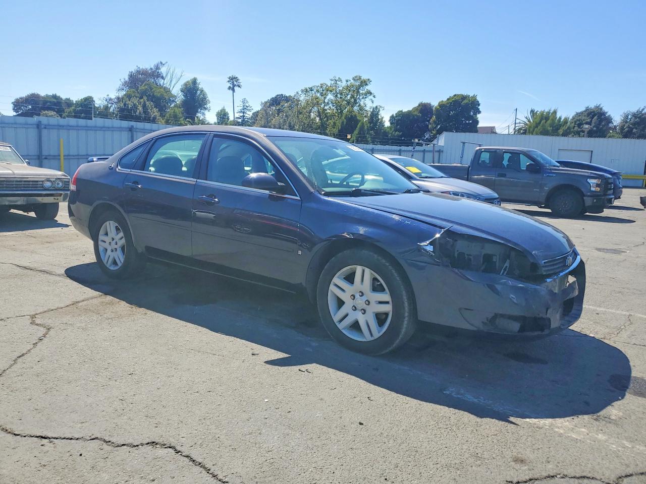2007 Chevrolet Impala Lt Blue vin: 2G1WC58R579255706