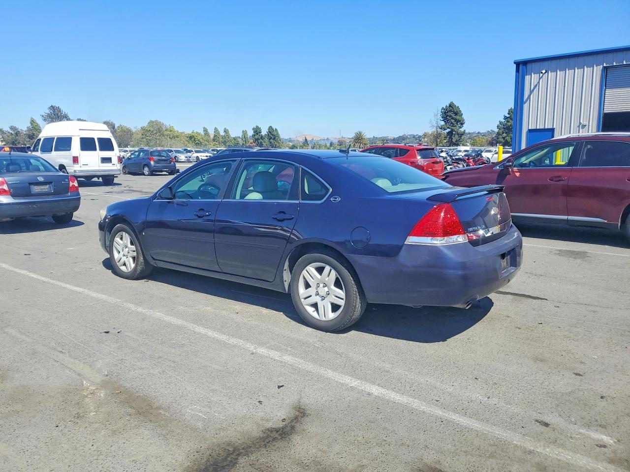2007 Chevrolet Impala Lt Blue vin: 2G1WC58R579255706