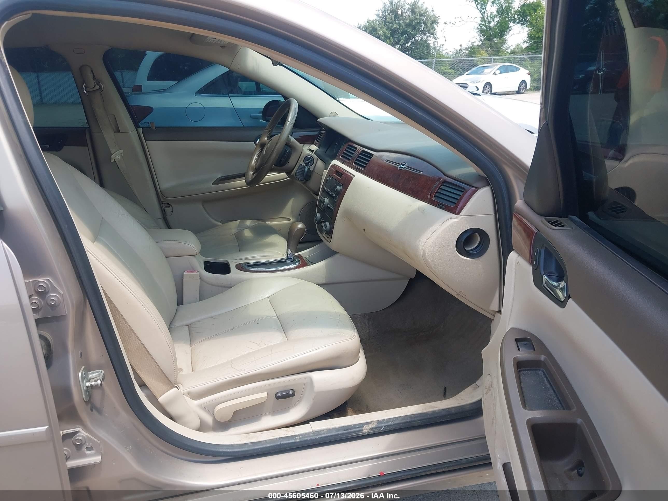 2007 Chevrolet Impala 3.9l Lt Gold vin: 2G1WC58R679102476