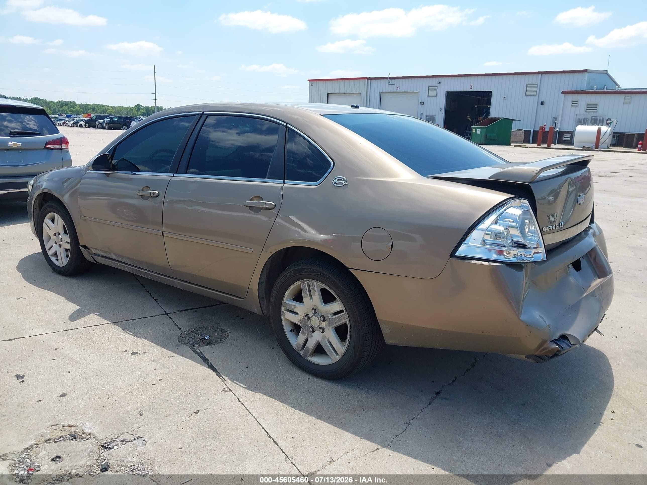 2007 Chevrolet Impala 3.9l Lt Gold vin: 2G1WC58R679102476