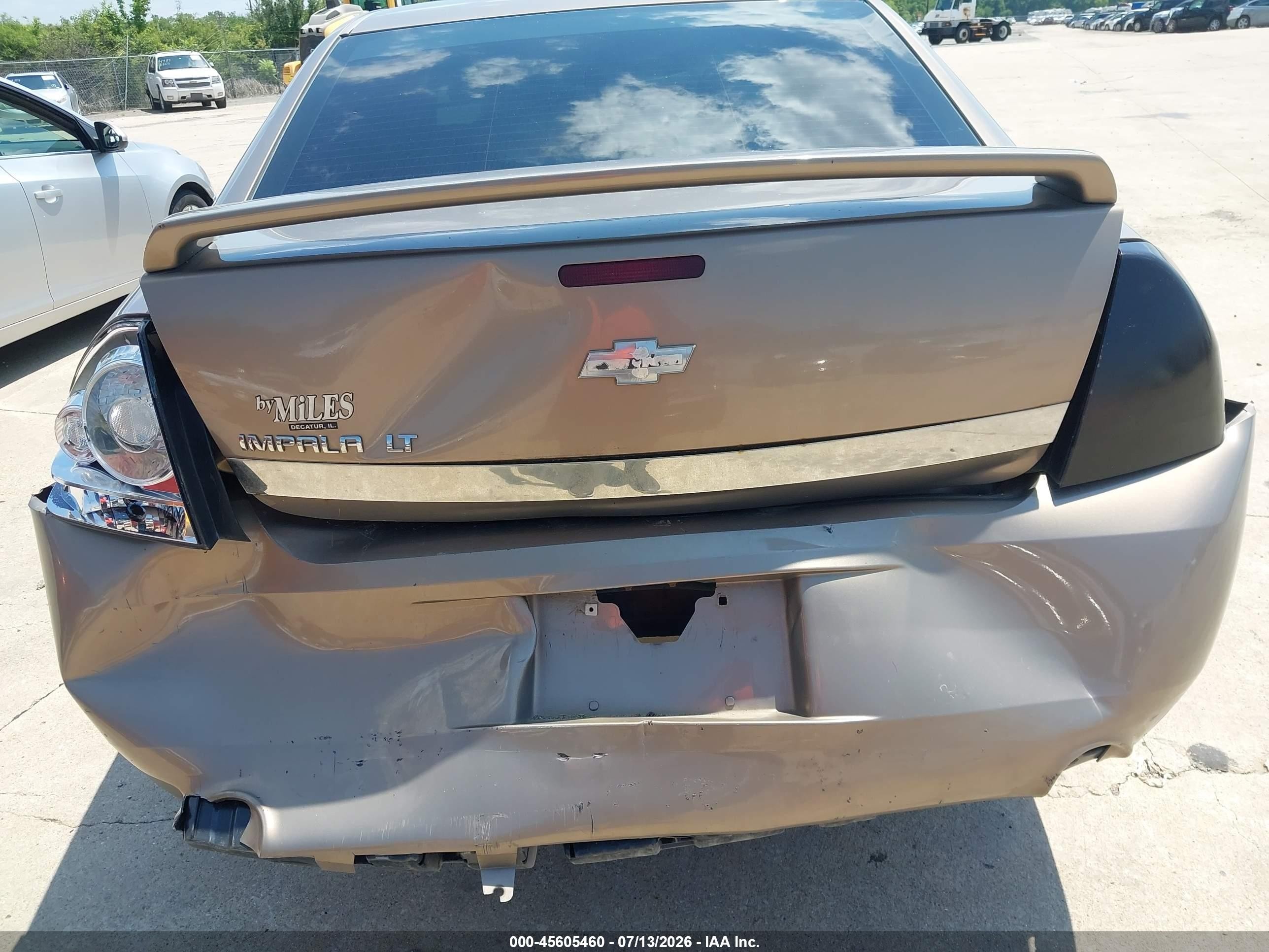 2007 Chevrolet Impala 3.9l Lt Gold vin: 2G1WC58R679102476