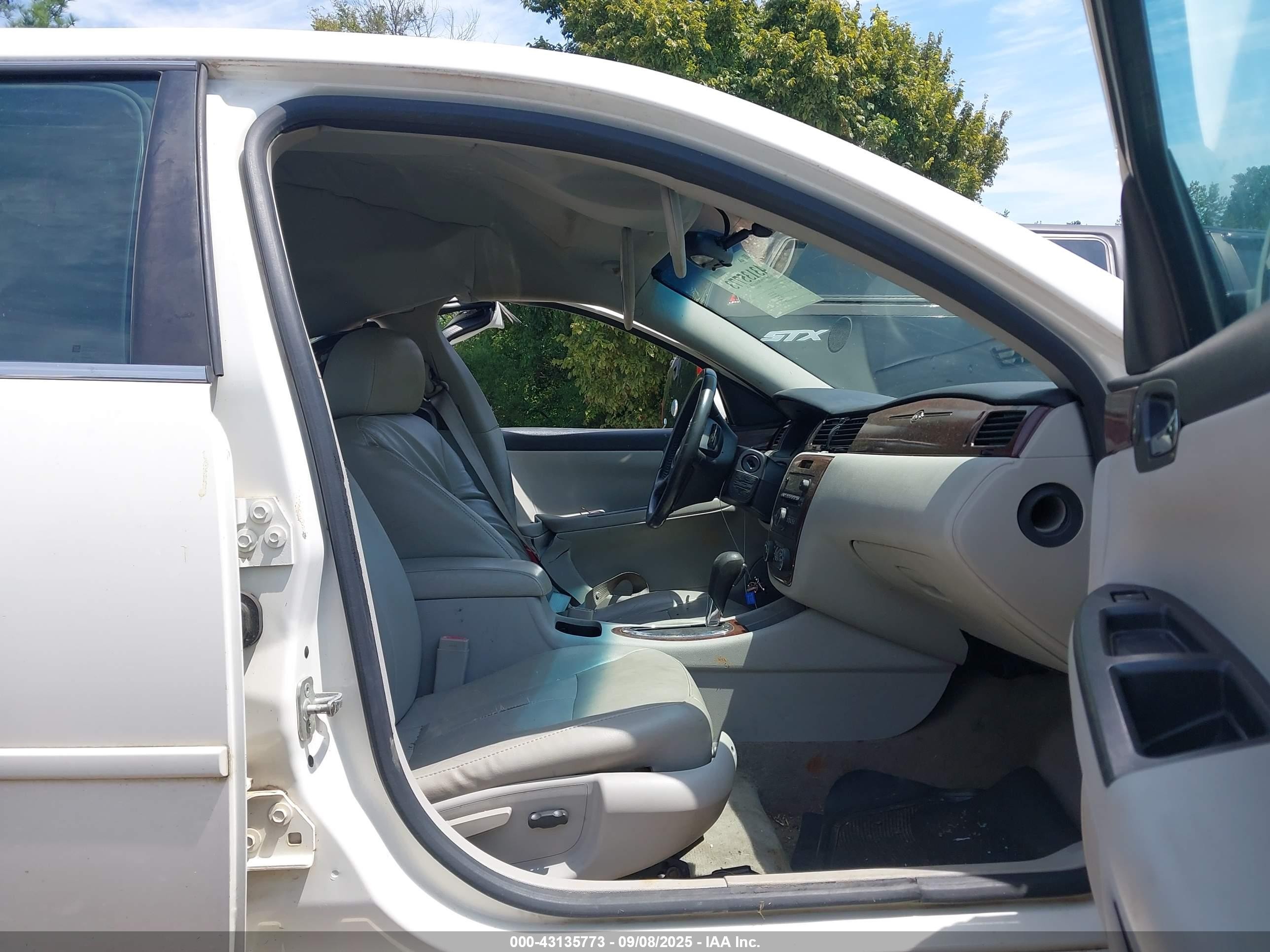 2007 Chevrolet Impala Lt White vin: 2G1WC58R779212629