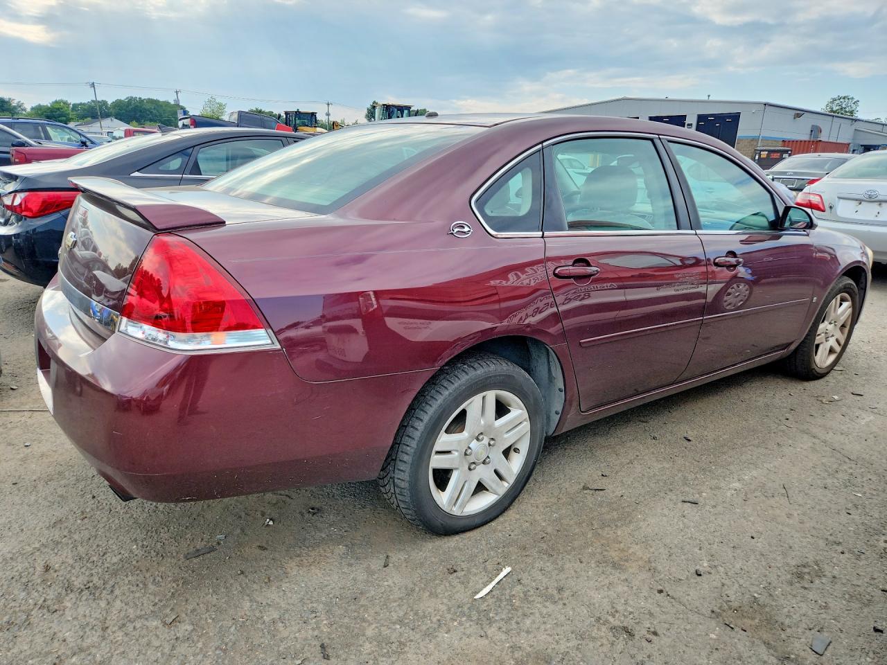 2007 Chevrolet Impala Lt Бордовый vin: 2G1WC58R779279022