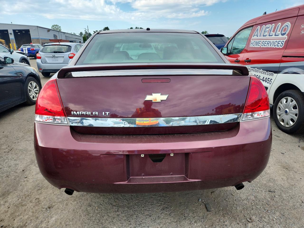 2007 Chevrolet Impala Lt Бордовый vin: 2G1WC58R779279022