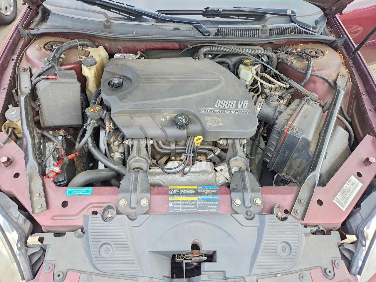 2007 Chevrolet Impala Lt Бордовый vin: 2G1WC58R779279022