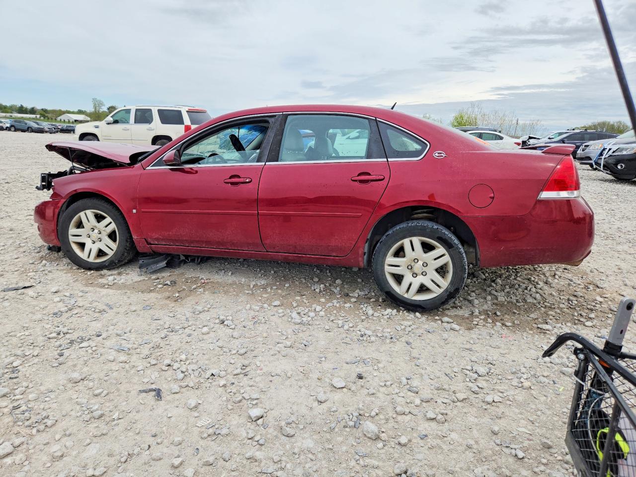 2007 Chevrolet Impala Lt Red vin: 2G1WC58R779312519