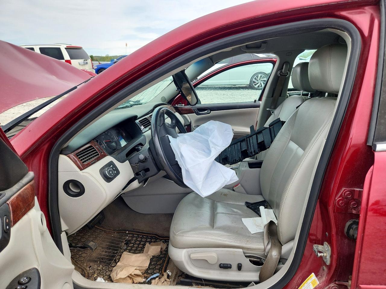 2007 Chevrolet Impala Lt Red vin: 2G1WC58R779312519