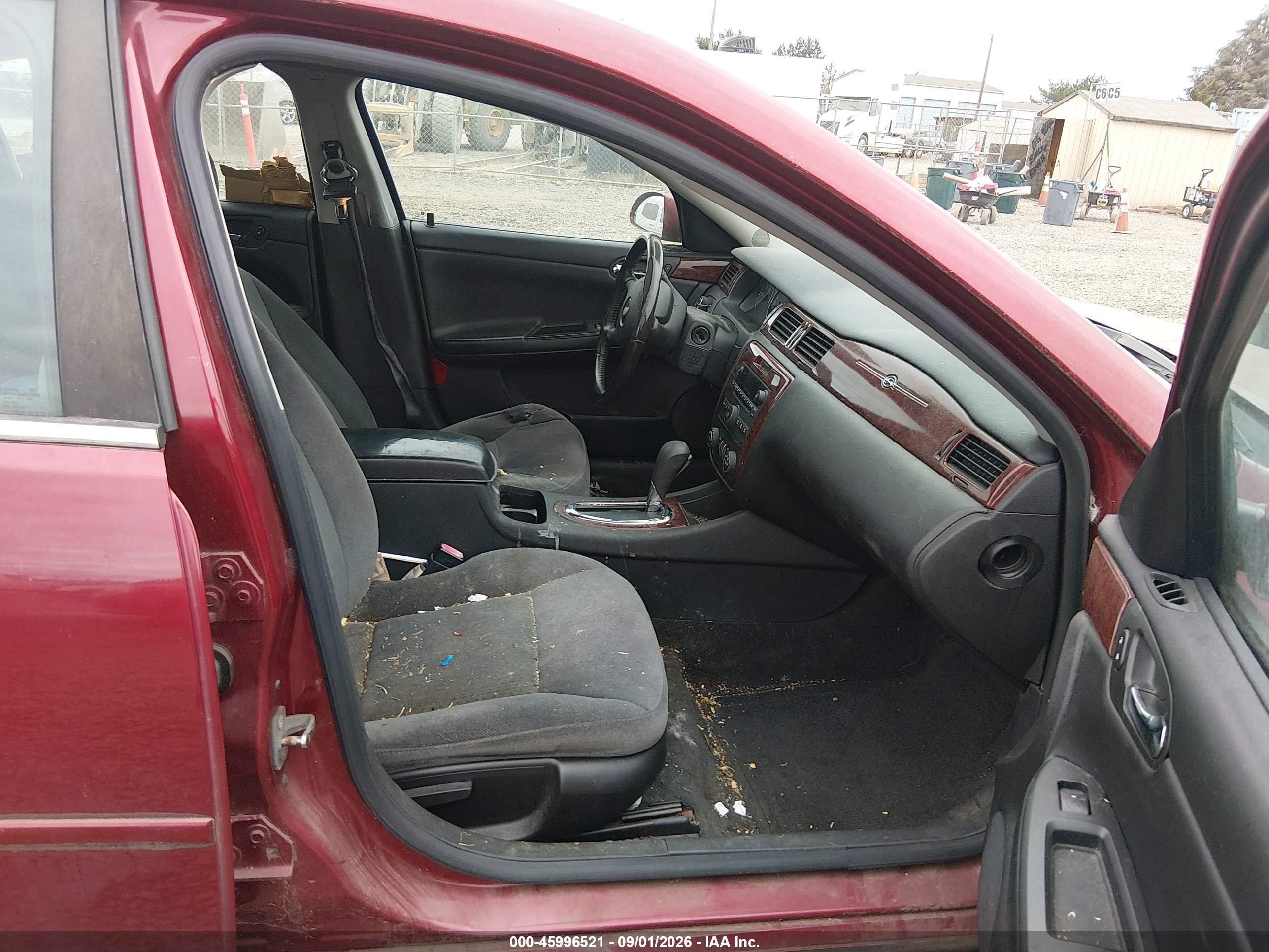 2007 Chevrolet Impala Lt Red vin: 2G1WC58R779335489
