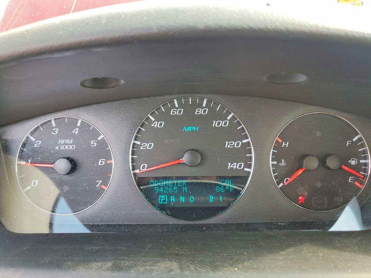2007 Chevrolet Impala Lt Красный vin: 2G1WC58R879321343