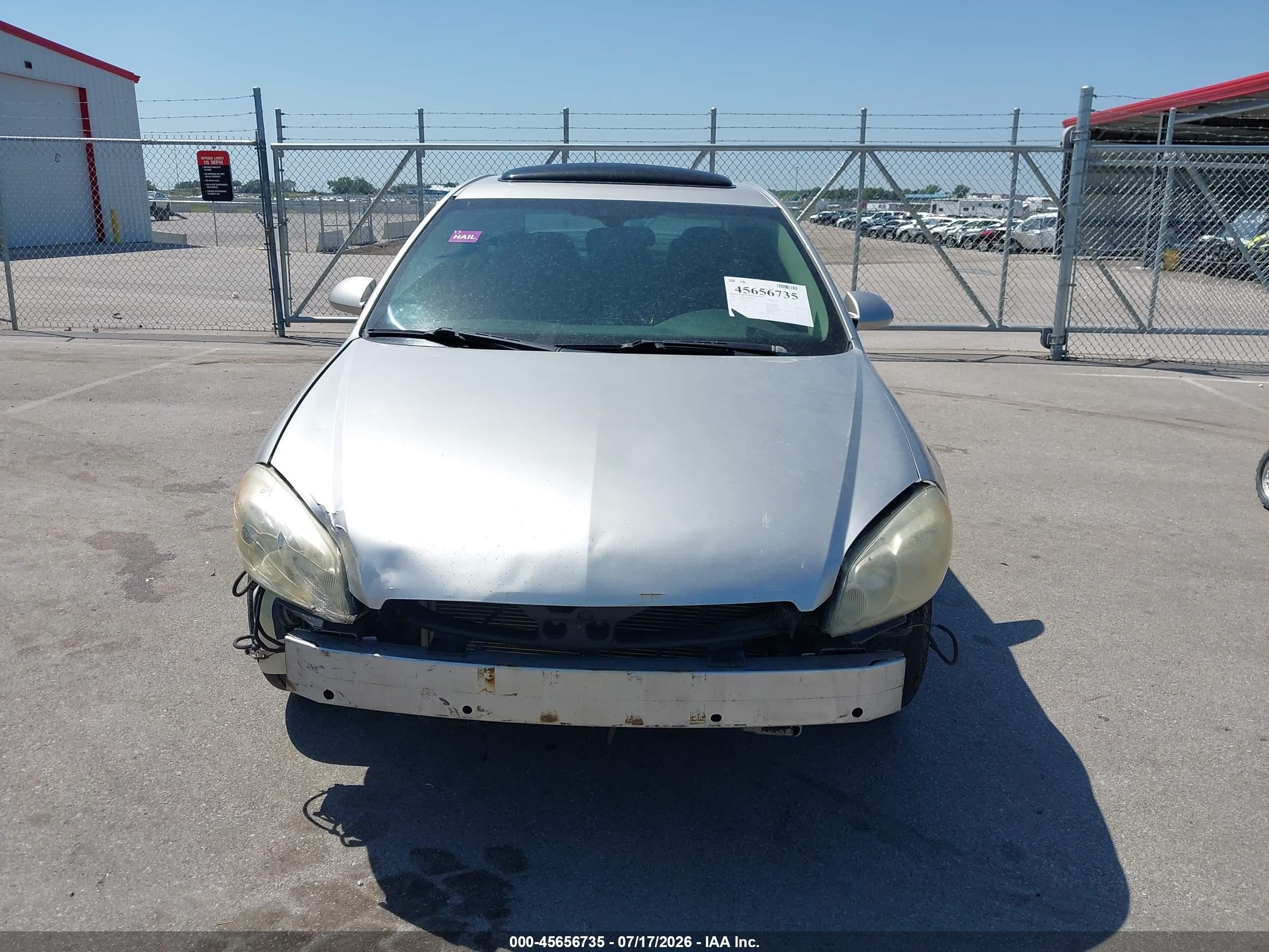 2007 Chevrolet Impala 3.9l Lt Серебряный vin: 2G1WC58R979120745