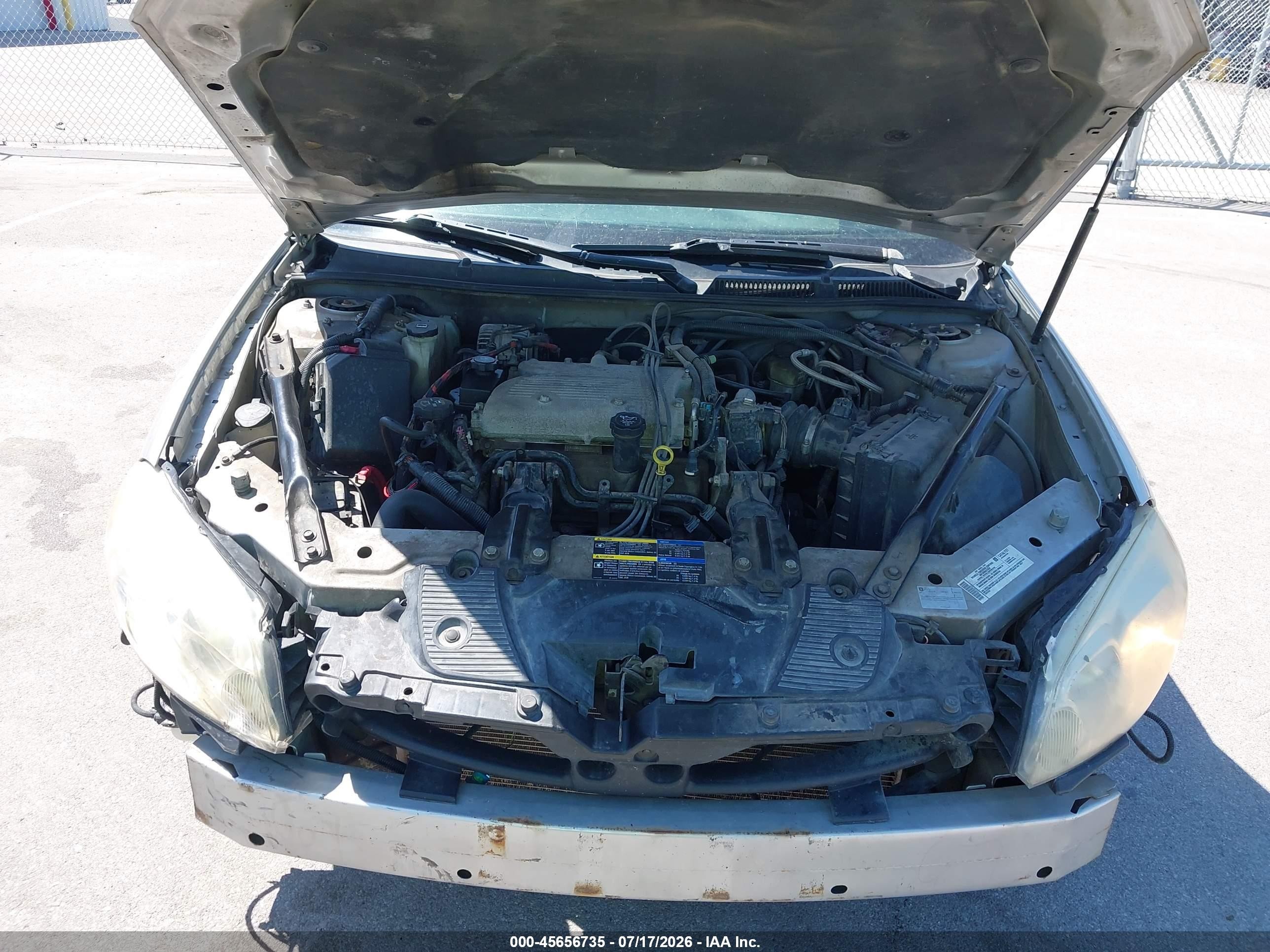 2007 Chevrolet Impala 3.9l Lt Серебряный vin: 2G1WC58R979120745