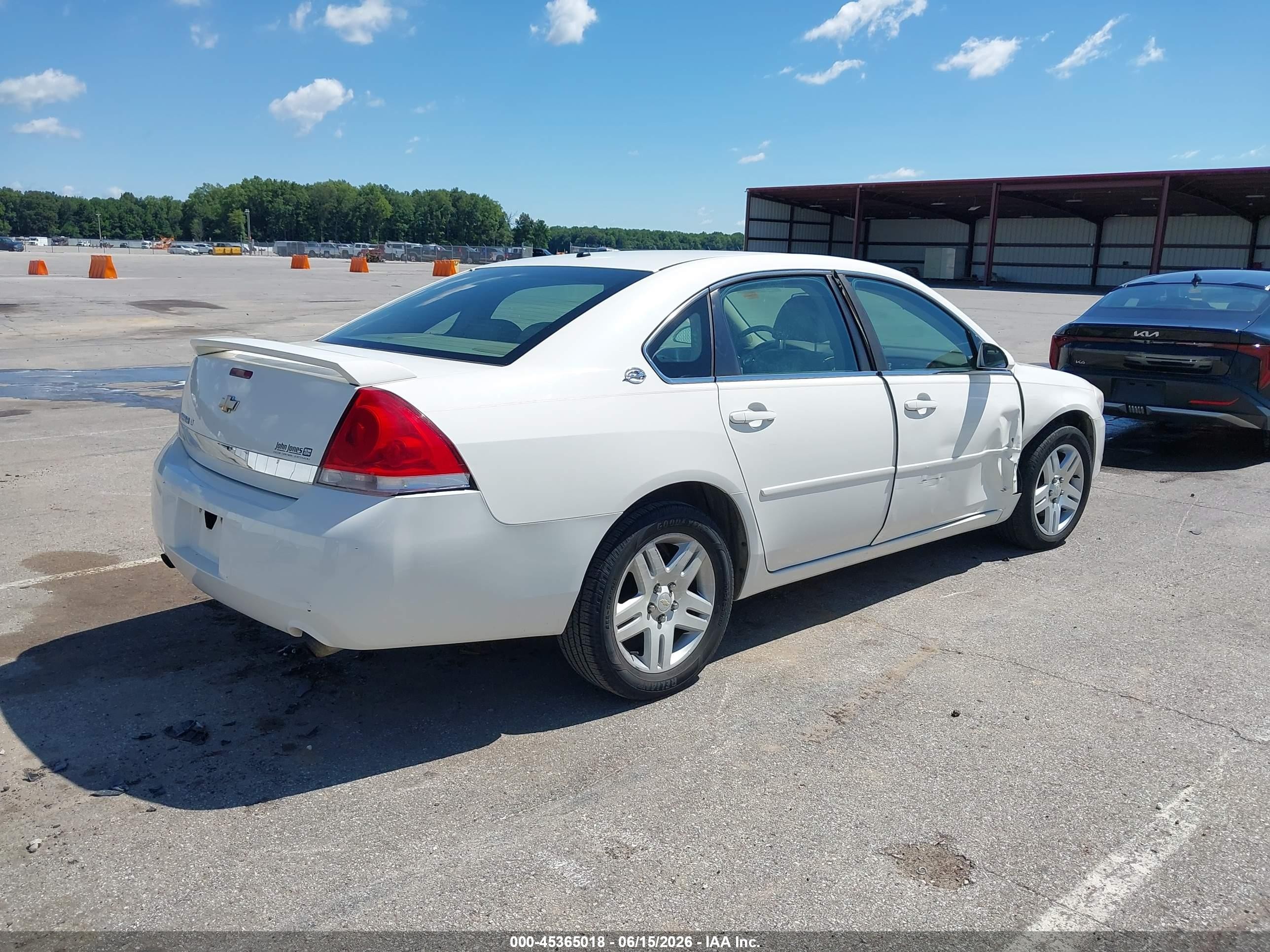 2007 Chevrolet Impala Lt White vin: 2G1WC58R979324512